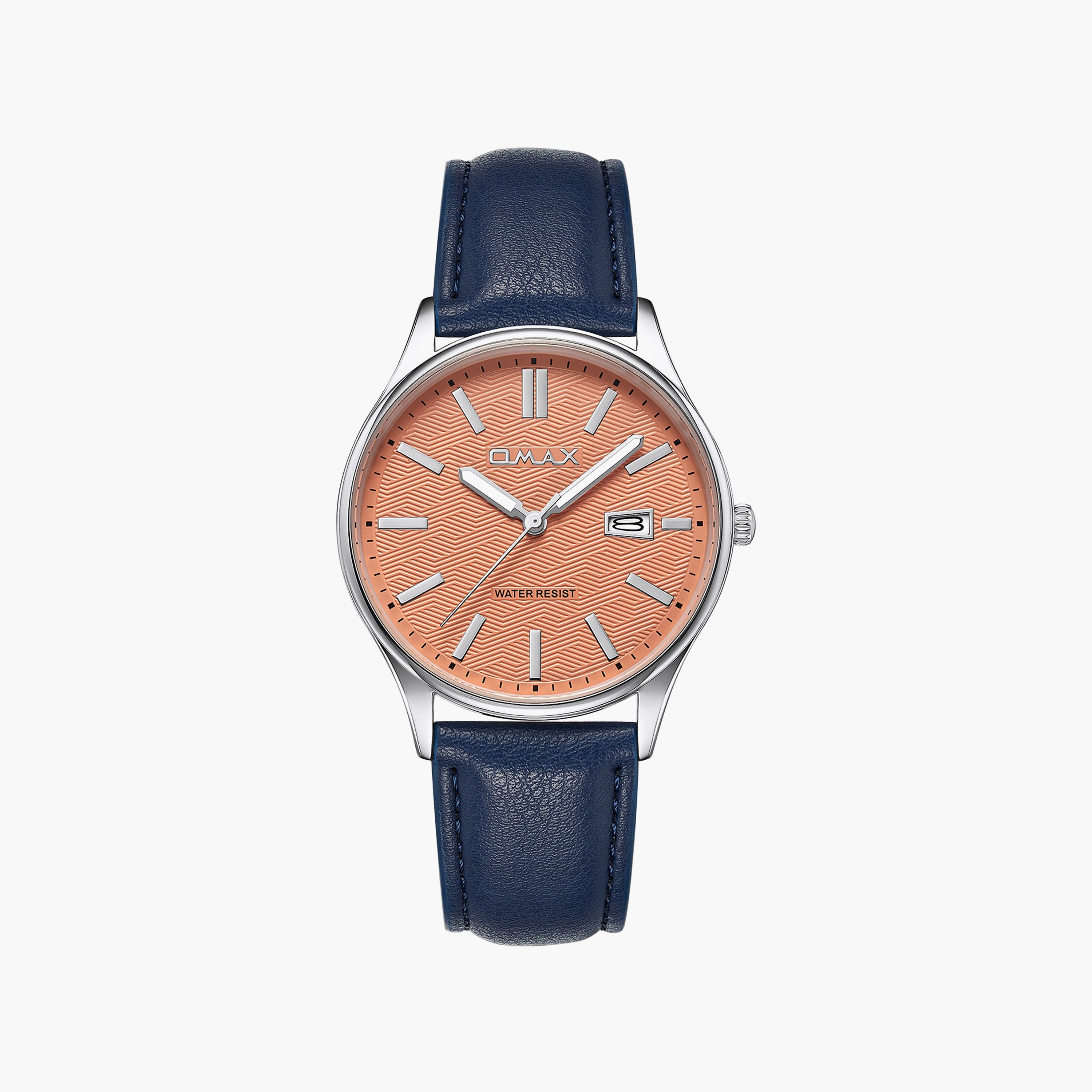 OMAX Men's Pink Round 41 MM Analog Watch | 00SSD011S006-men-watchesandjewellery-watches-image-1