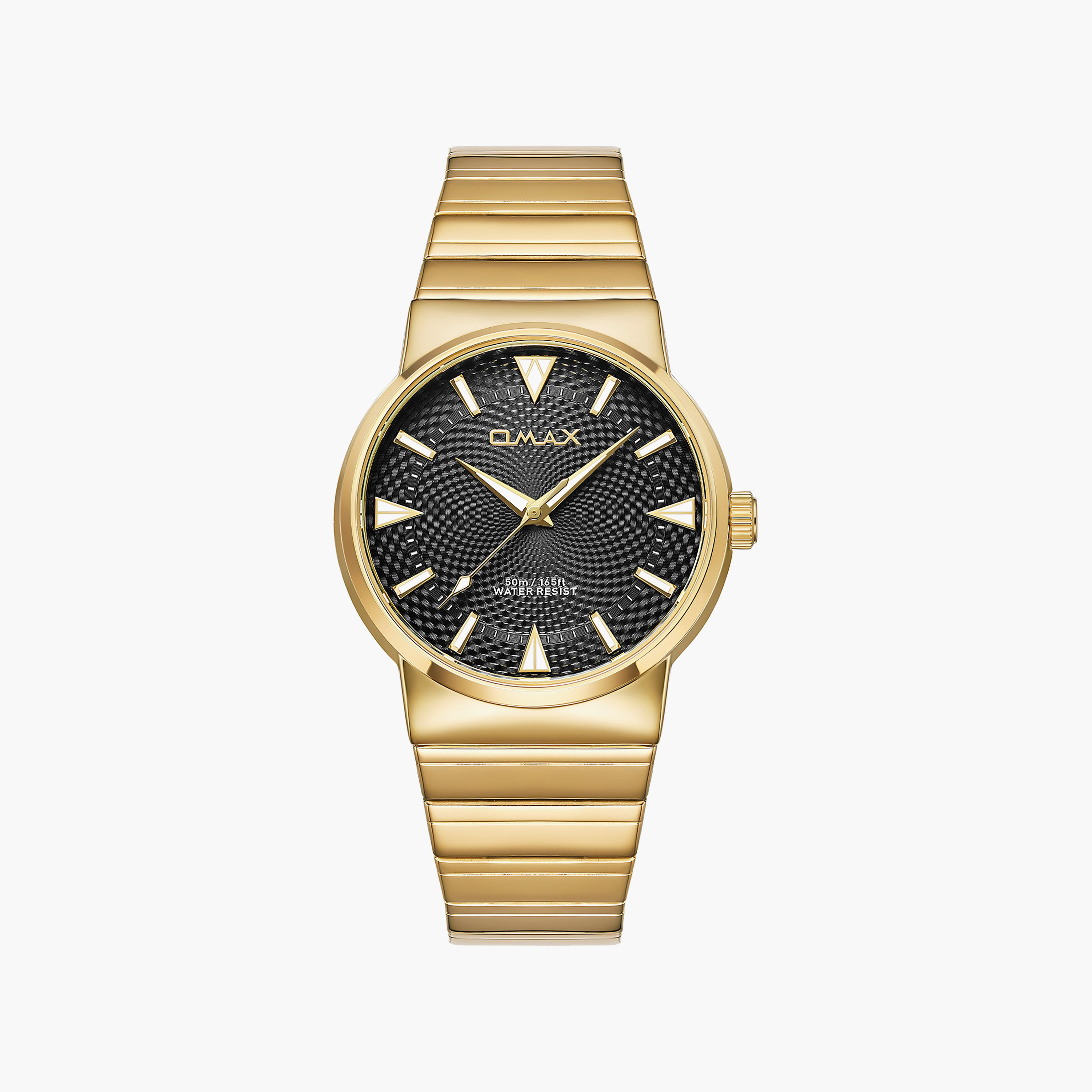 ساعة أوماكس رجالية سوداء دائرية 42 مم تناظرية | 00CMM005G019-men-watchesandjewellery-watches-image-1