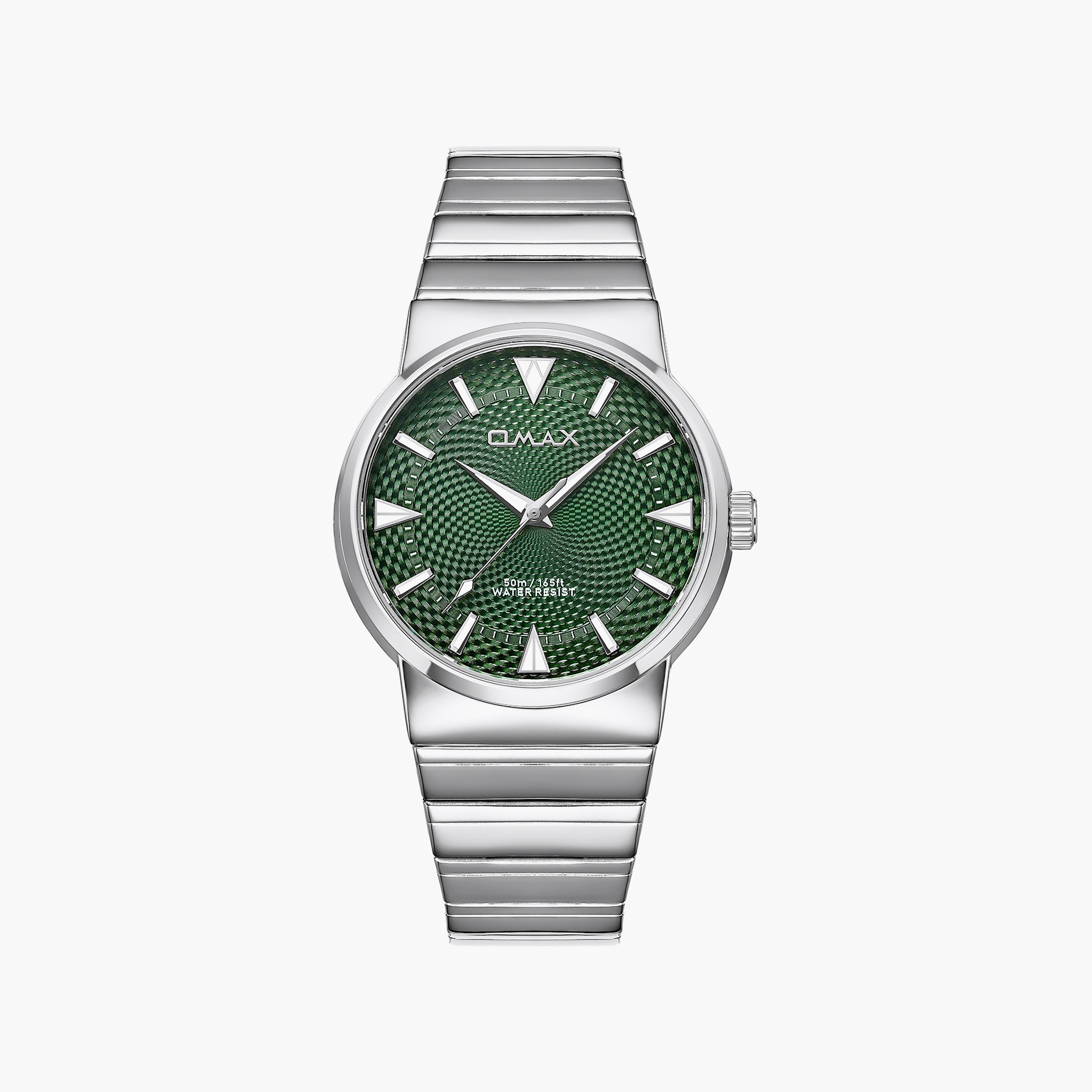 OMAX Men's Green Round 42 MM Analog Watch | 00CMM005S001-men-watchesandjewellery-watches-image-1