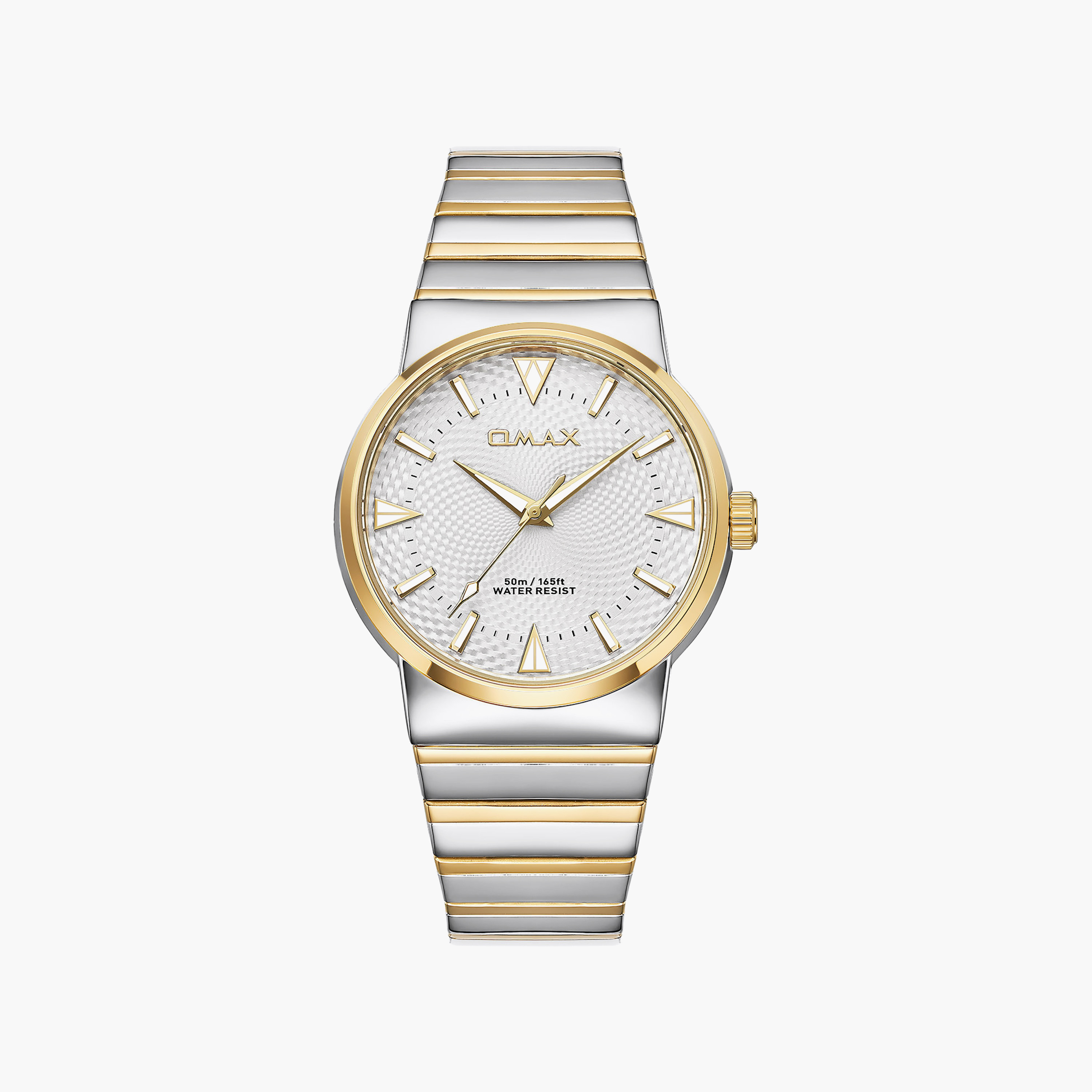 OMAX Men's Silver Round 42 MM Analog Watch | 00CMM005T010-men-watchesandjewellery-watches-image-1
