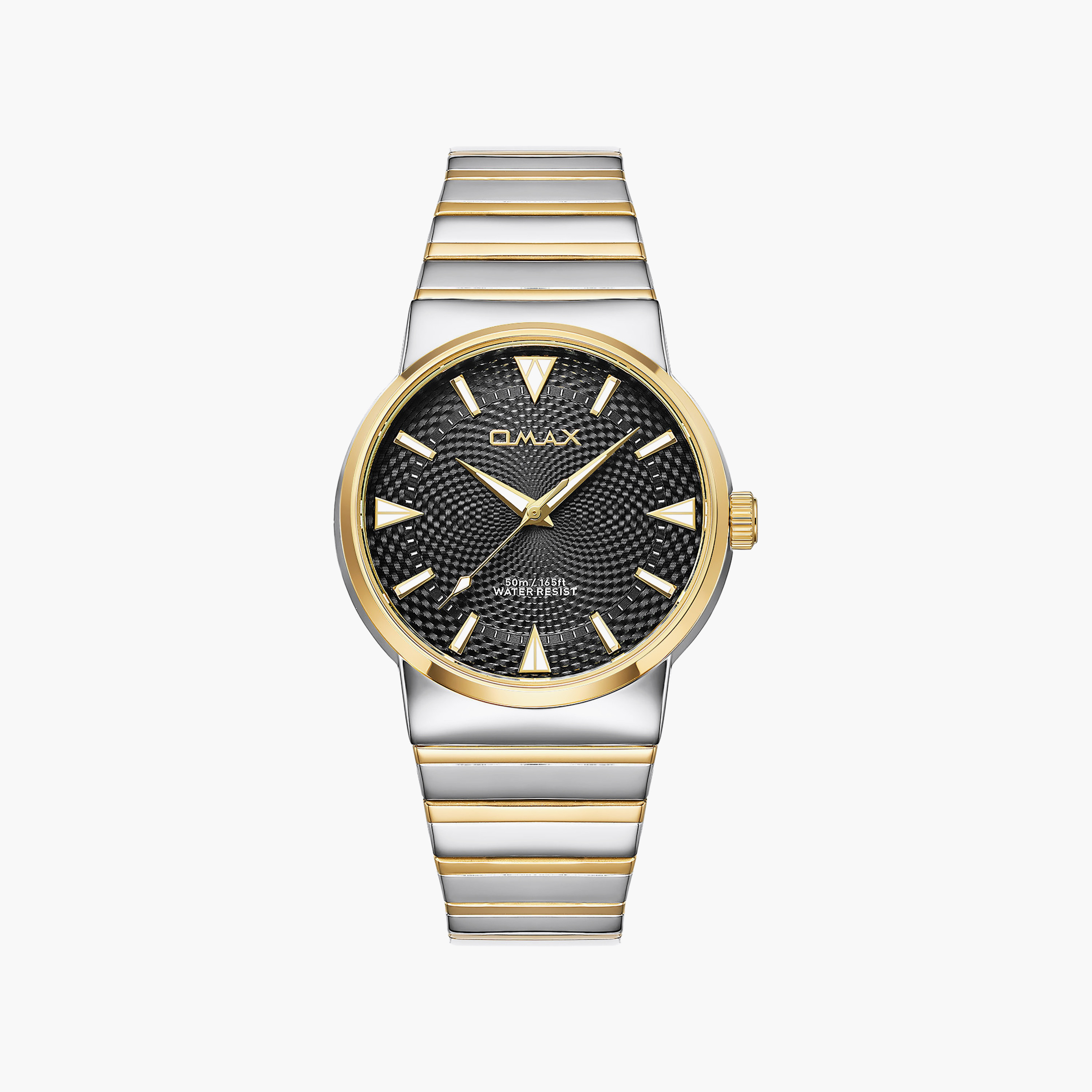 OMAX Men's Black Round 42 MM Analog Watch | 00CMM005T011-men-watchesandjewellery-watches-image-1