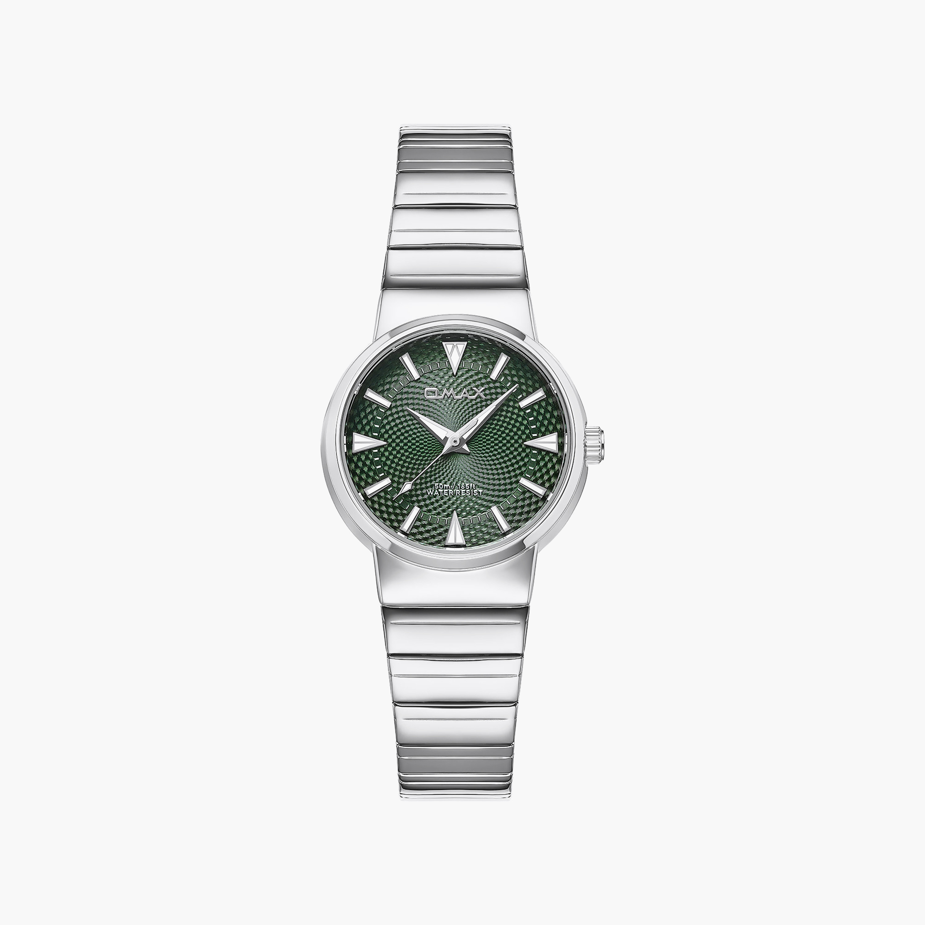 OMAX Women's Green Round 32 MM Analog Watch | 00CMM006S001-women-watchesandjewellery-watches-image-1