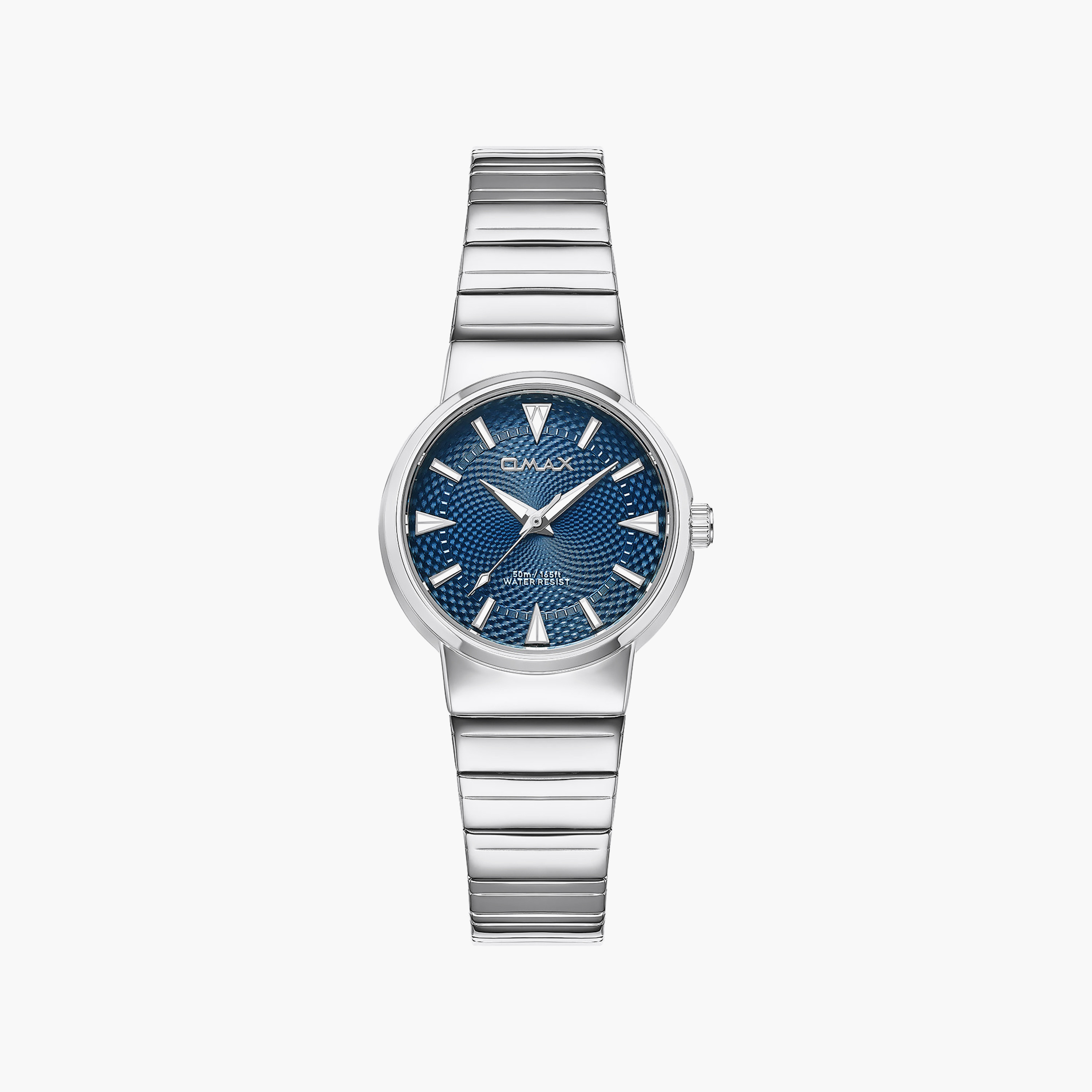 OMAX Women's Blue Round 32 MM Analog Watch | 00CMM006S006-women-watchesandjewellery-watches-image-1