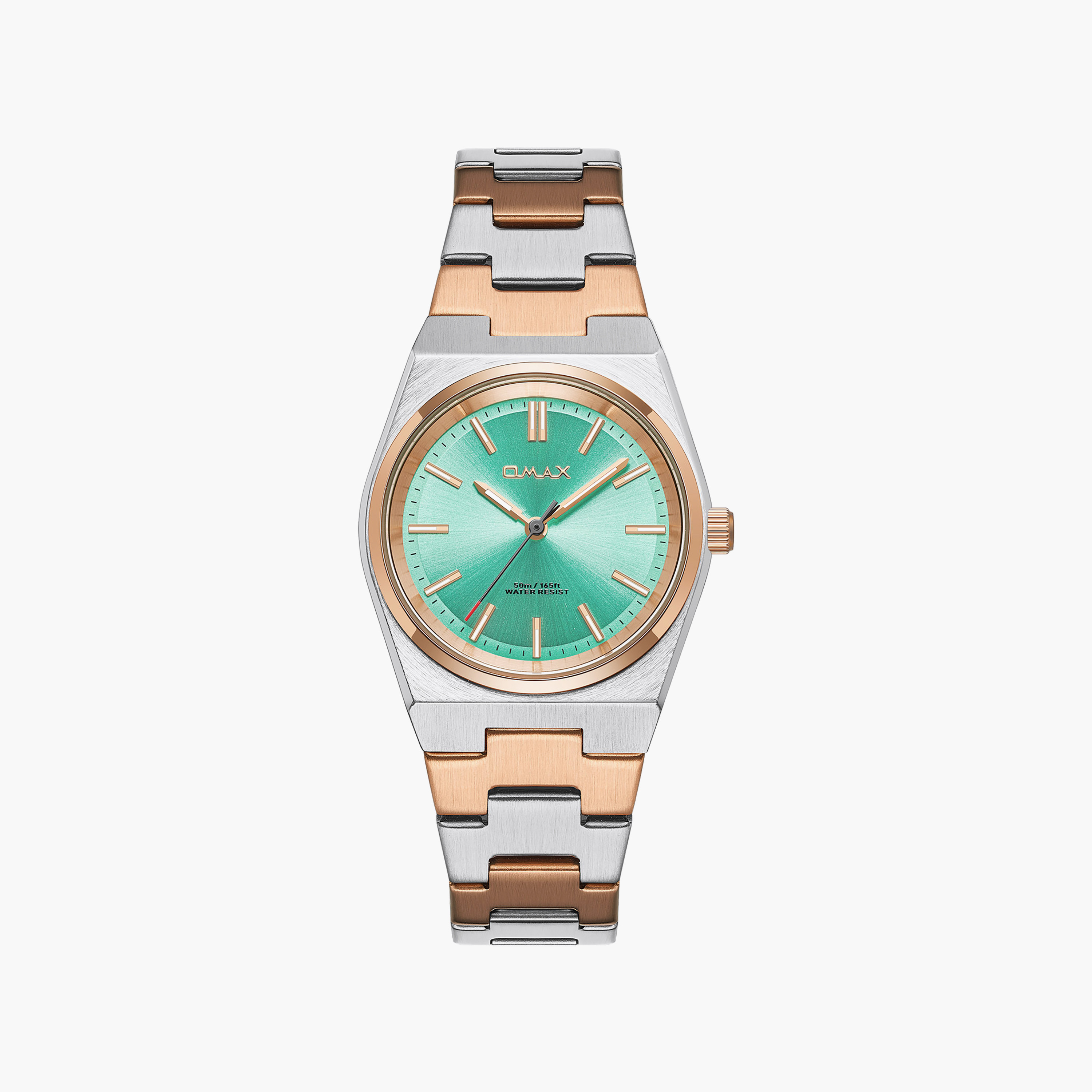 ساعة أوماكس النسائية الزرقاء الدائرية مقاس 34 مم تناظرية | 00CMM008N239-women-watchesandjewellery-watches-image-1