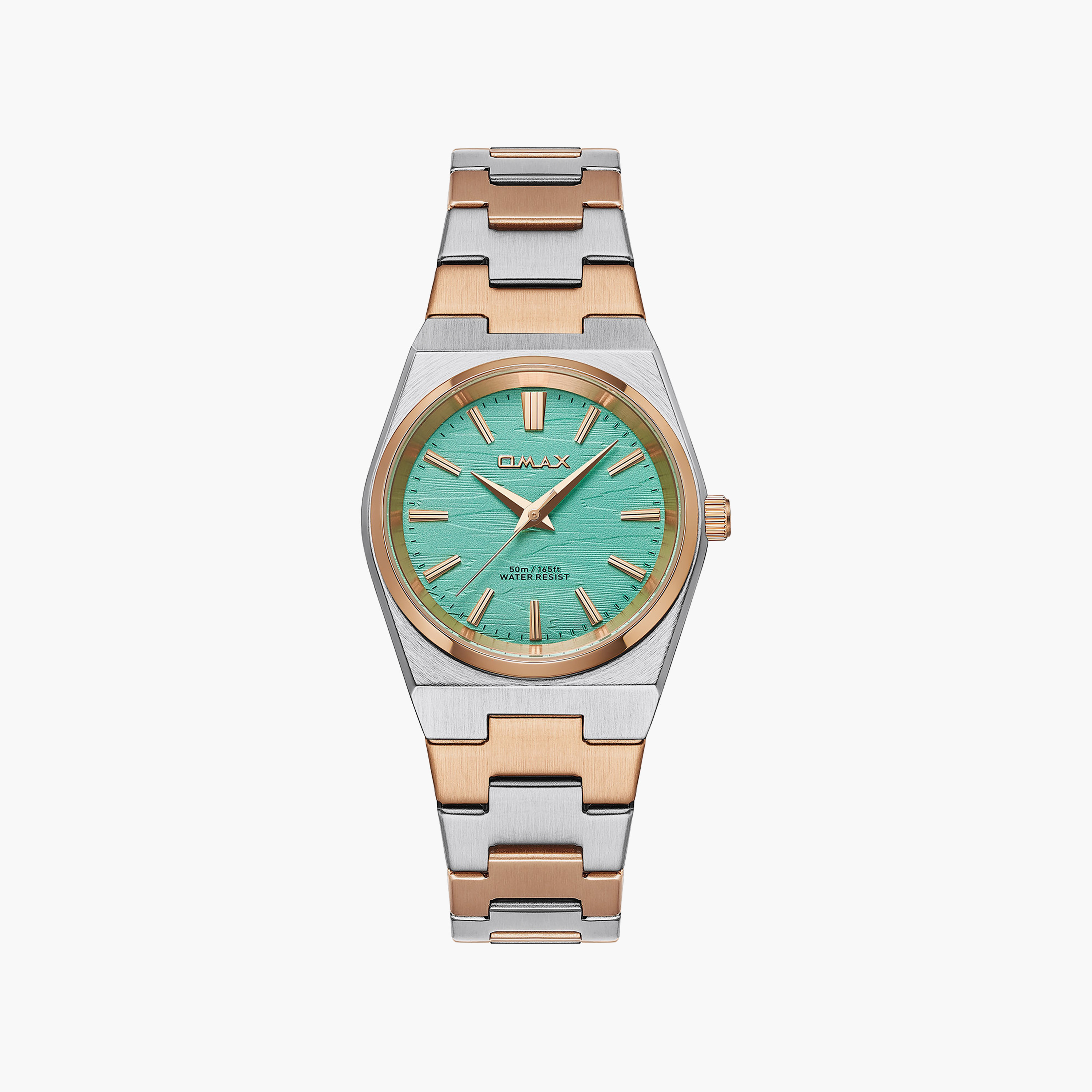 ساعة أوماكس النسائية الزرقاء الدائرية مقاس 34 مم تناظرية | 00CMM010N339-women-watchesandjewellery-watches-image-1