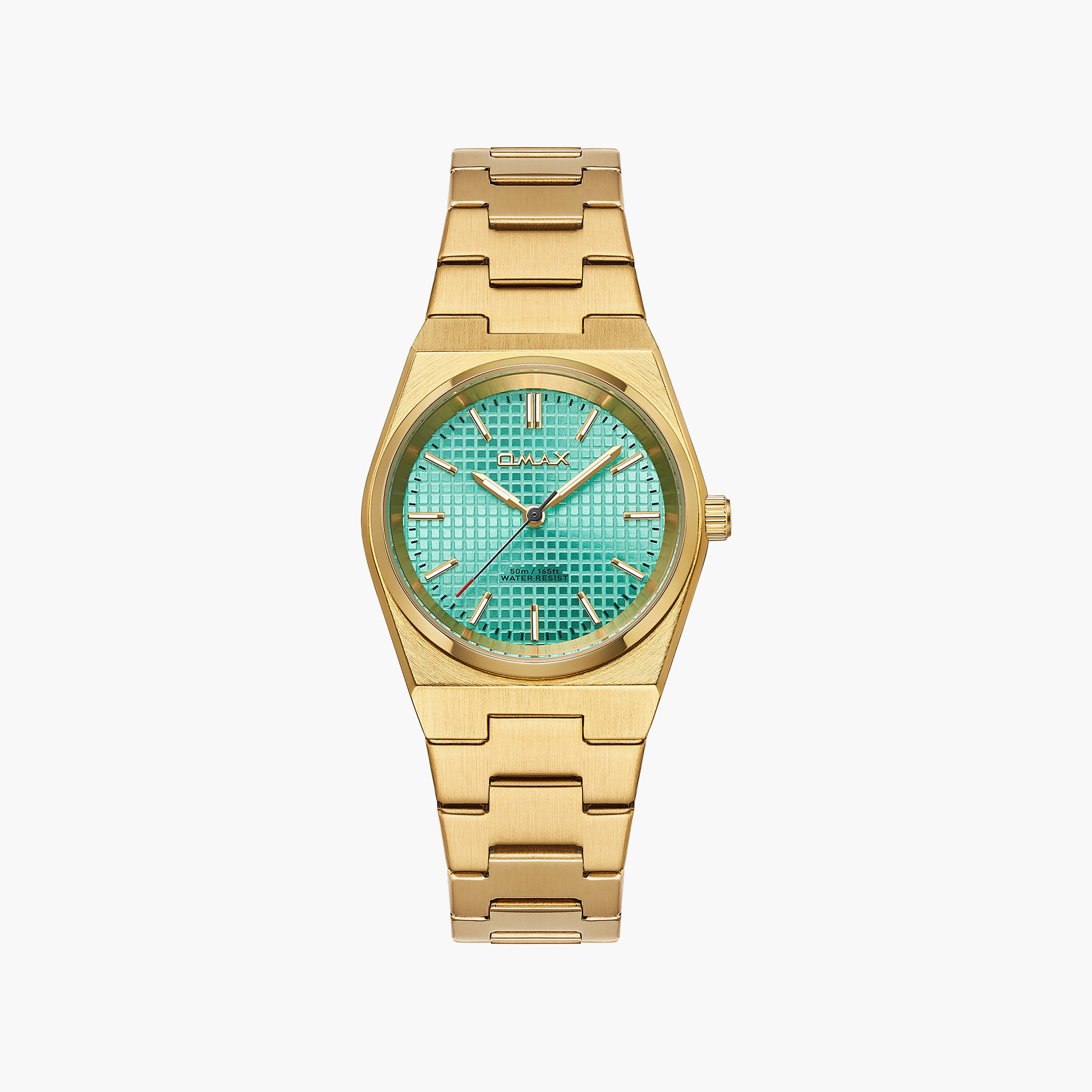 ساعة أوماكس النسائية الزرقاء الدائرية مقاس 34 مم تناظرية | 00CMM012G114-women-watchesandjewellery-watches-image-1