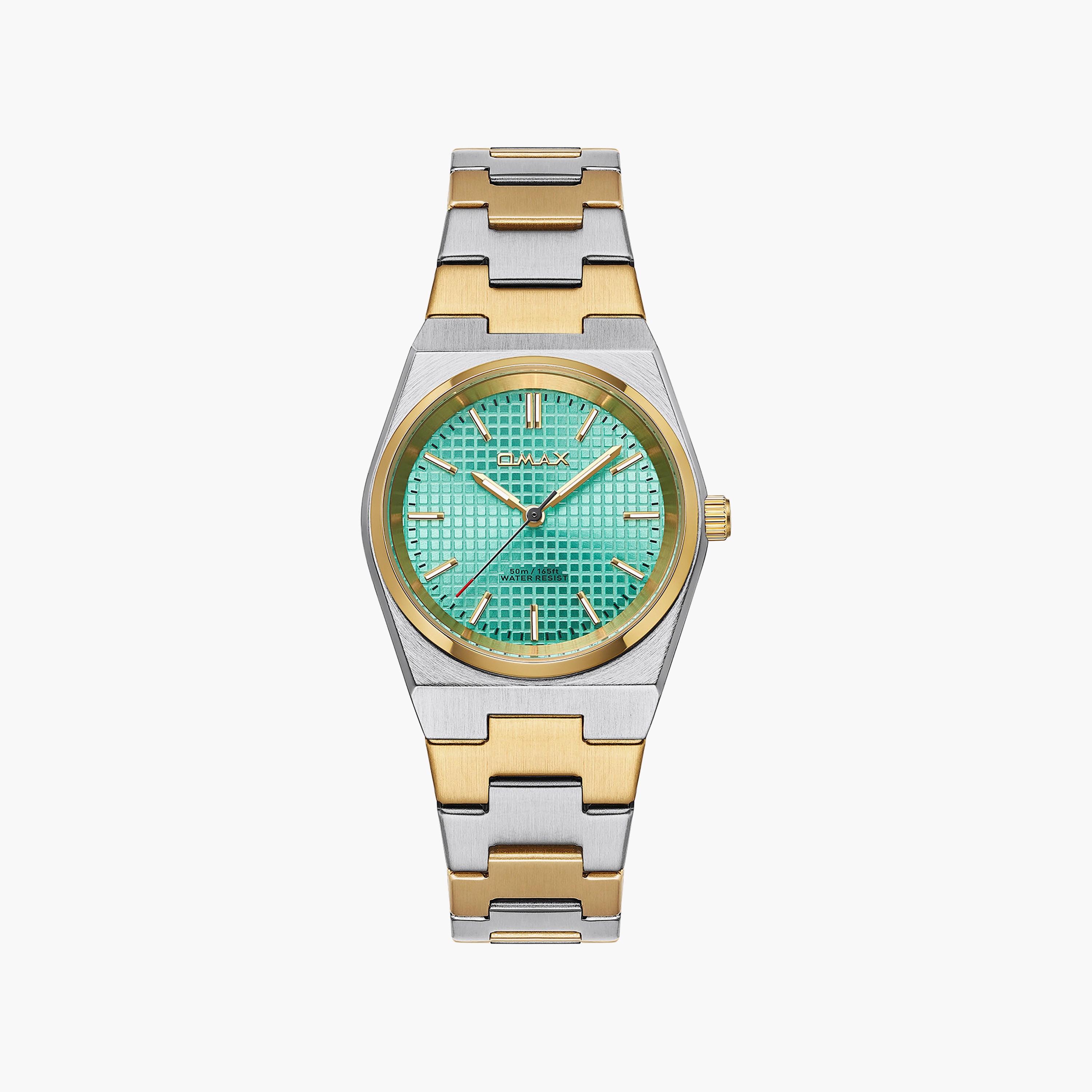 ساعة أوماكس النسائية الزرقاء الدائرية مقاس 34 مم تناظرية | 00CMM012T106-women-watchesandjewellery-watches-image-1