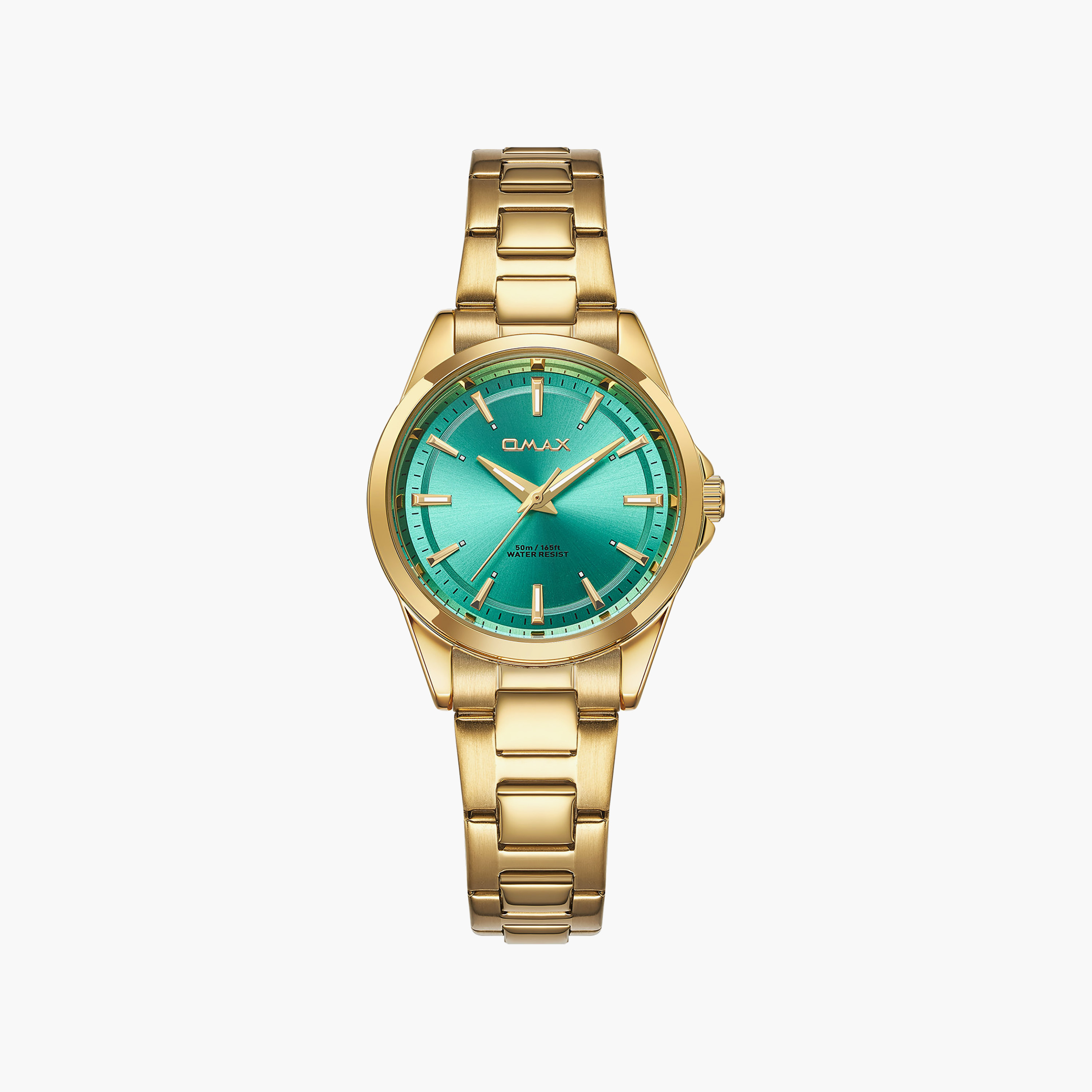 ساعة أوماكس النسائية الزرقاء الدائرية مقاس 32 مم ذات عقارب تناظرية | 00CMM014G026-women-watchesandjewellery-watches-image-1