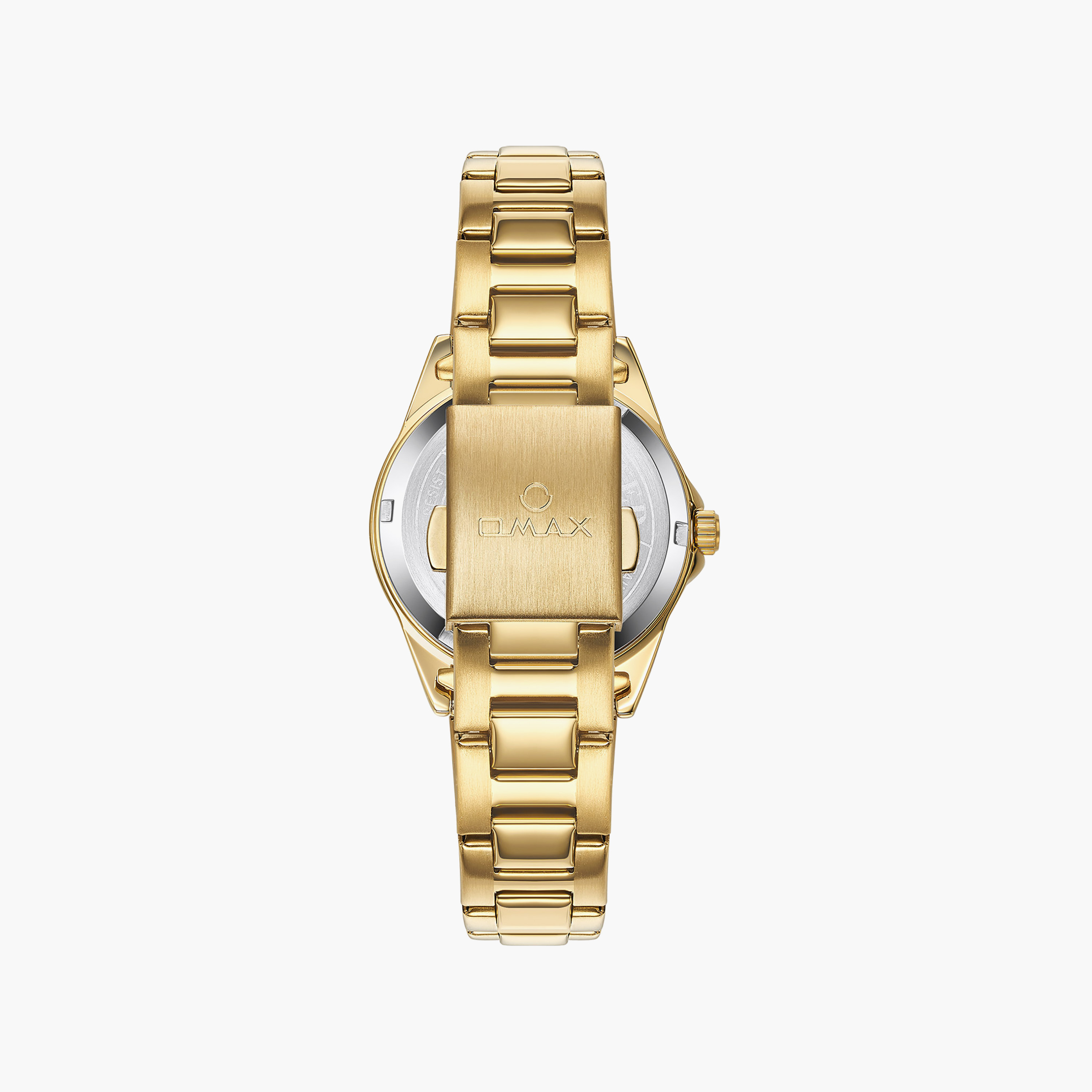 ساعة أوماكس النسائية الزرقاء الدائرية مقاس 32 مم ذات عقارب تناظرية | 00CMM014G026-women-watchesandjewellery-watches-image-3