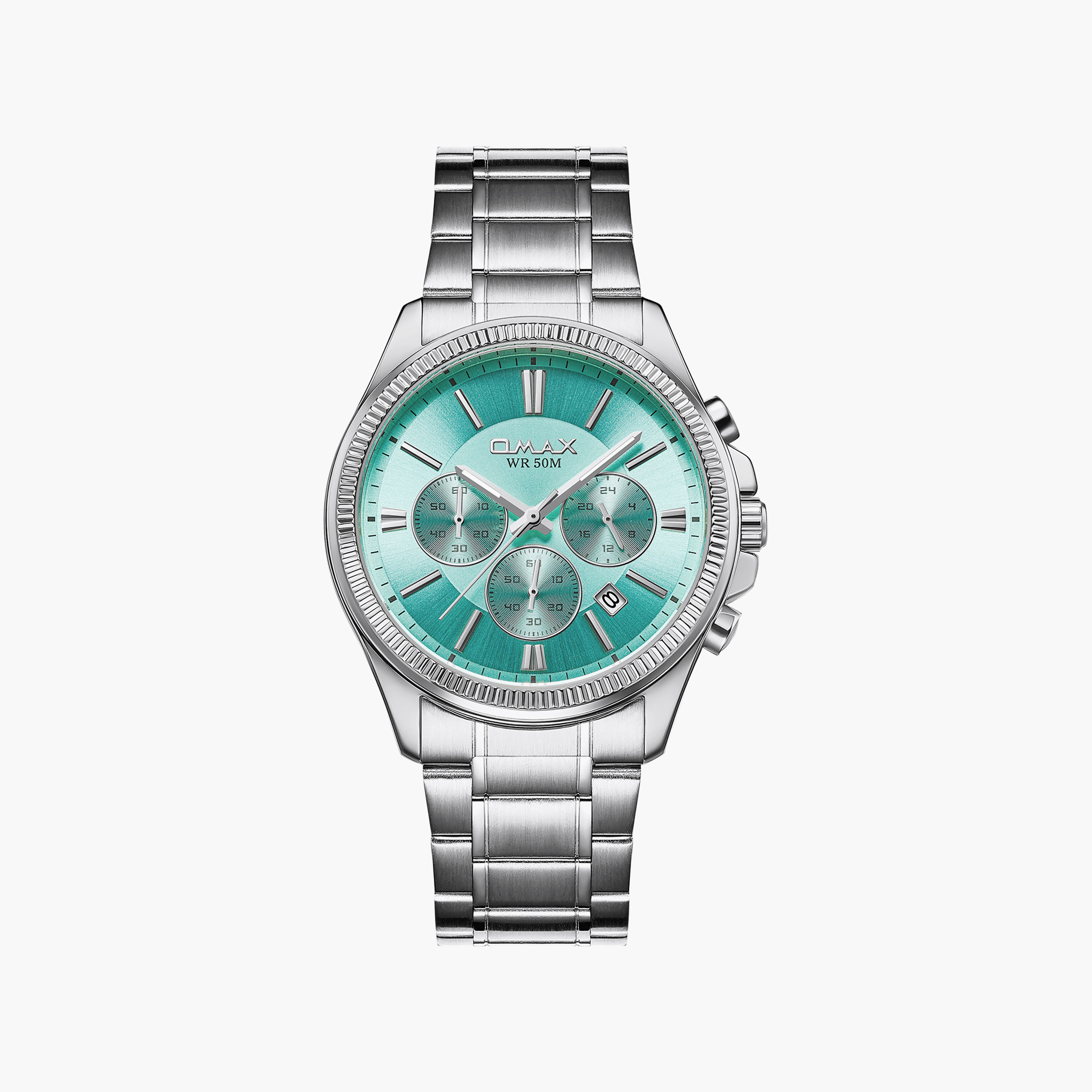 OMAX Men's Blue Round 42 MM Analog Watch | 00CFM101S003-men-watchesandjewellery-watches-image-1