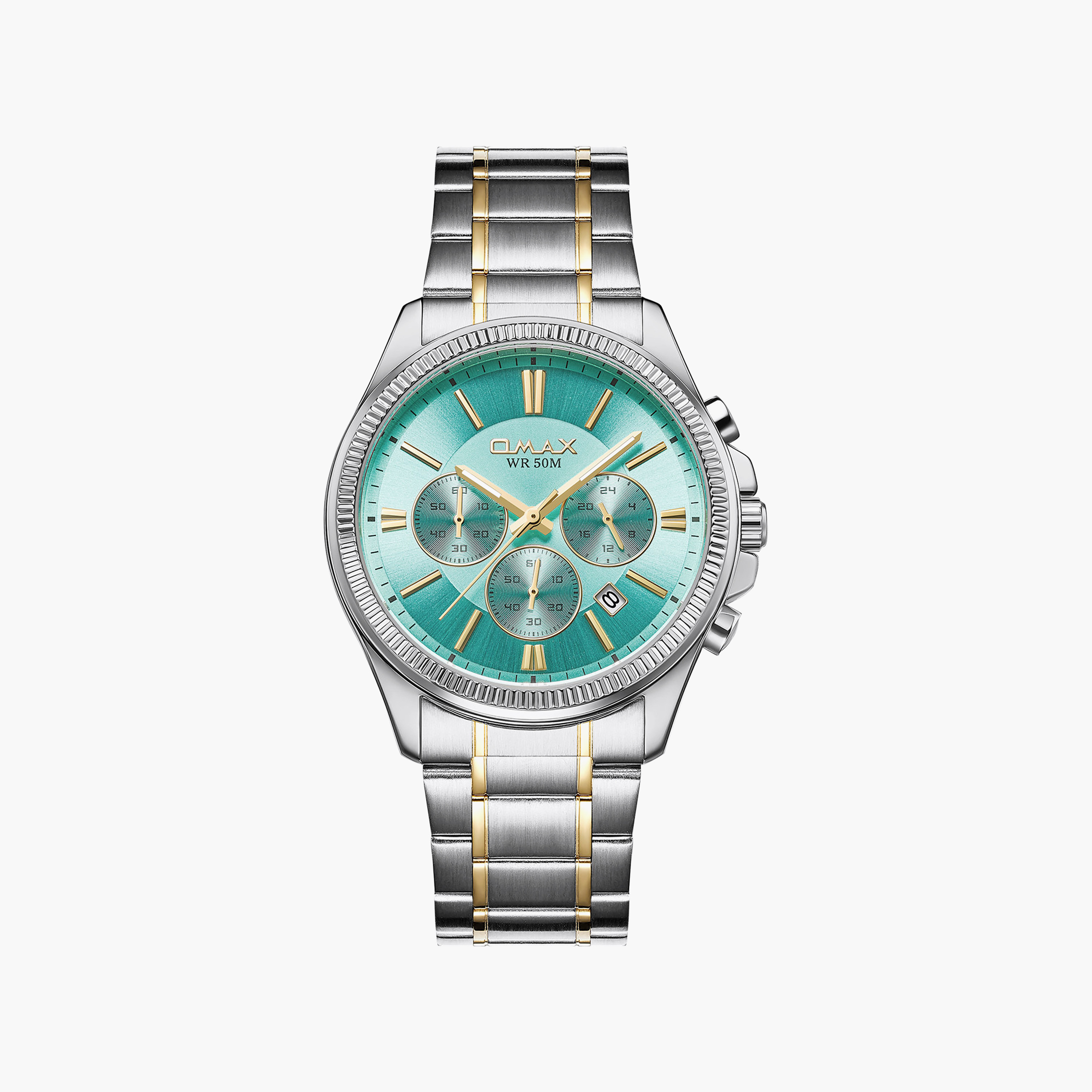 OMAX Men's Blue Round 42 MM Analog Watch | 00CFM101T011-men-watchesandjewellery-watches-image-1
