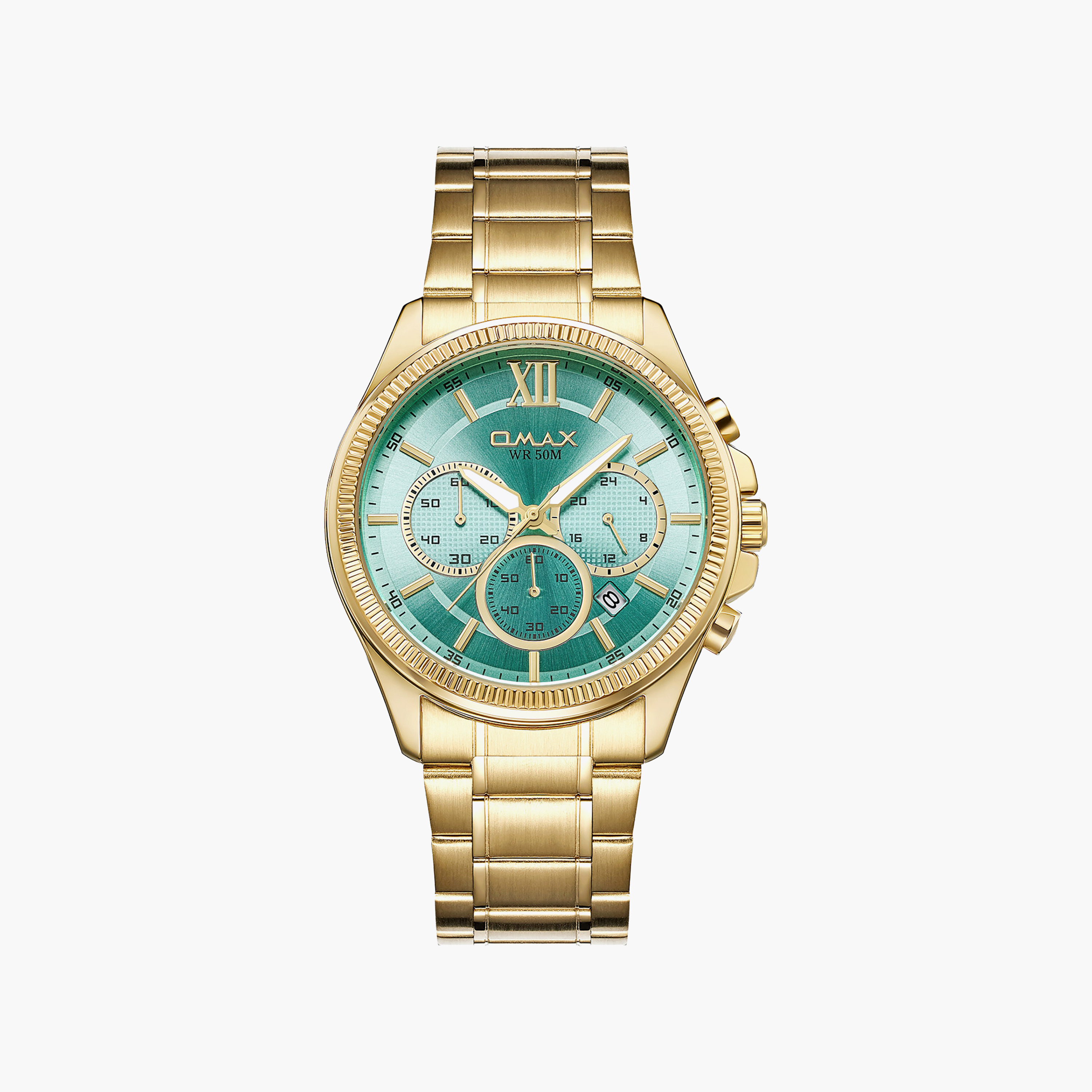OMAX Men's Blue Round 42 MM Analog Watch | 00CFM103G020-men-watchesandjewellery-watches-image-1