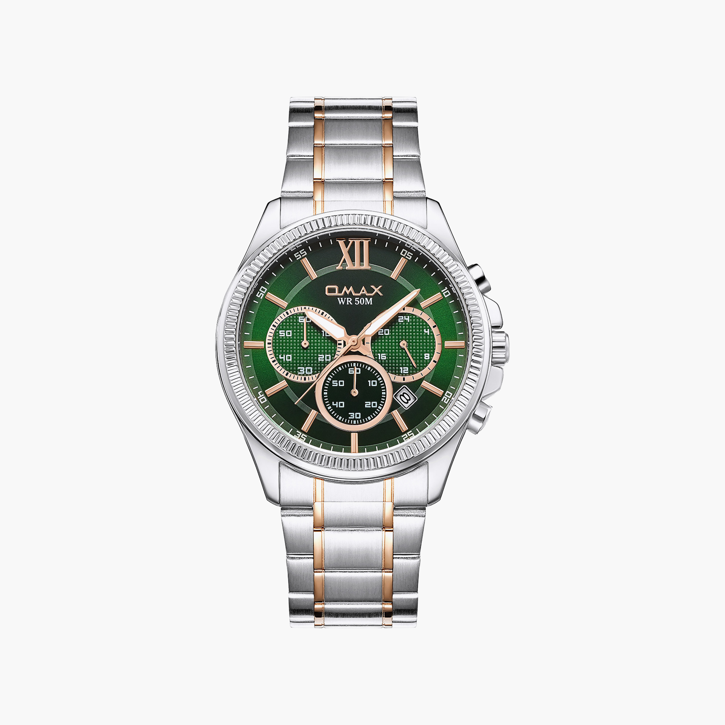 OMAX Men's Green Round 42 MM Analog Watch | 00CFM103N027-men-watchesandjewellery-watches-image-1