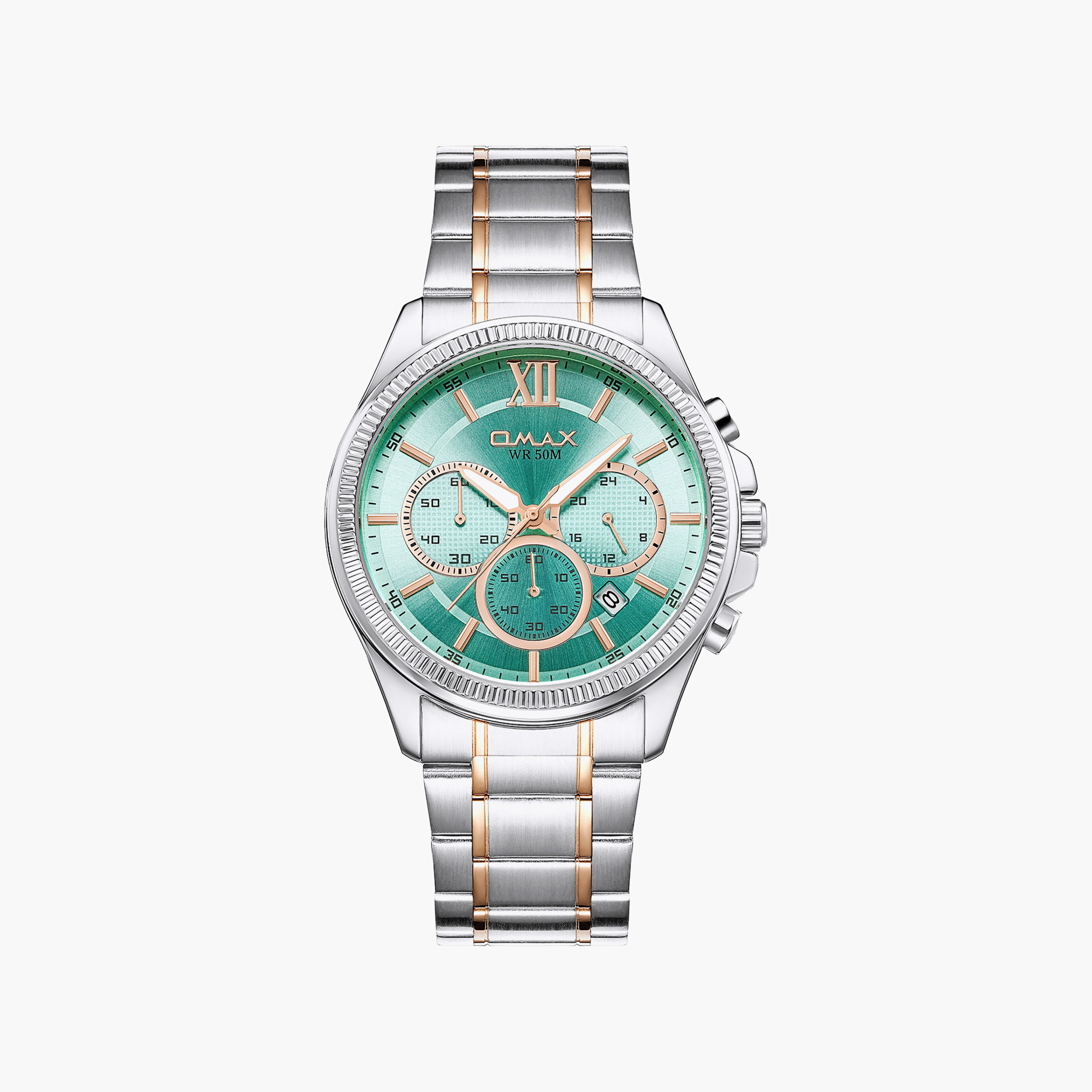 OMAX Men's Blue Round 42 MM Analog Watch | 00CFM103N028-men-watchesandjewellery-watches-image-1