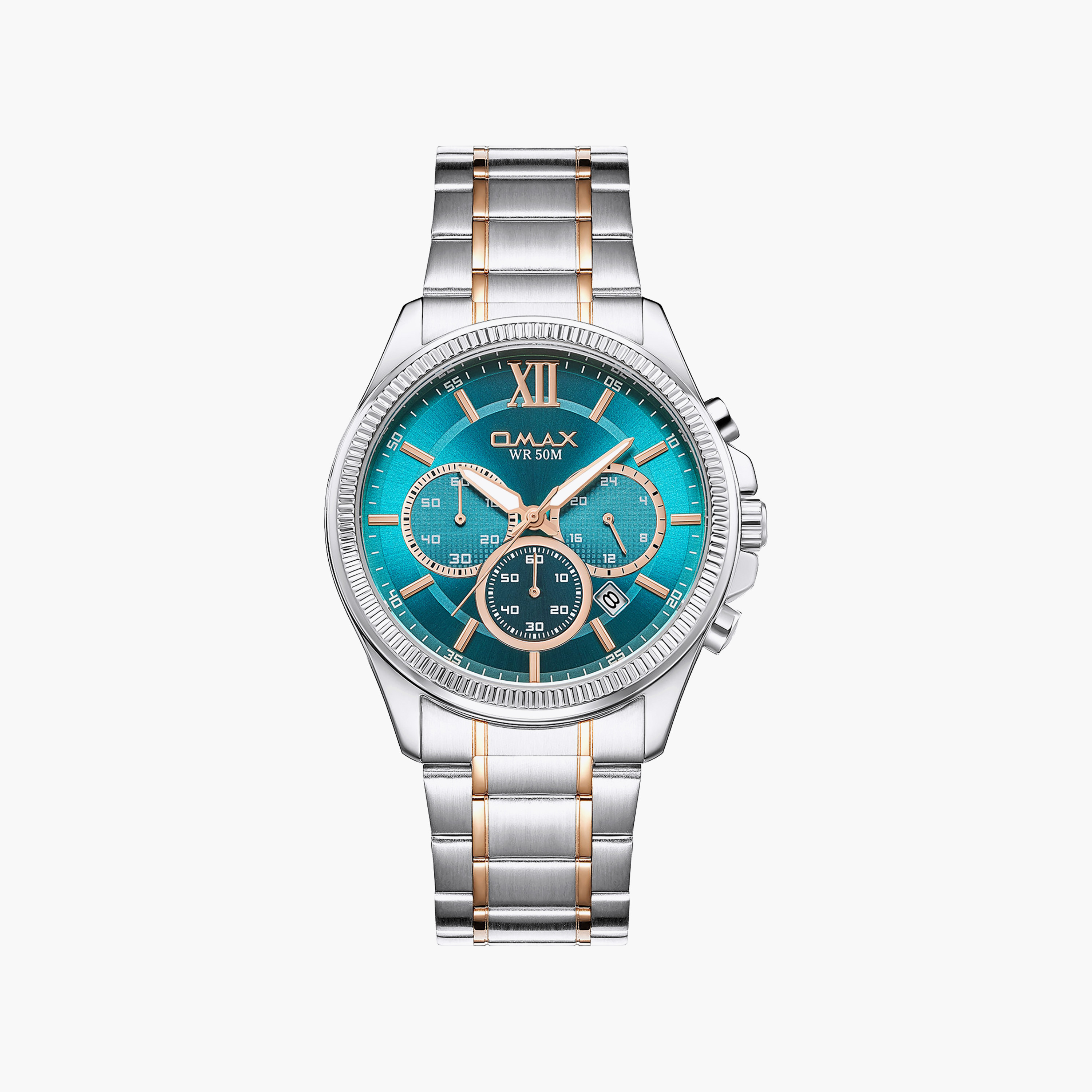 OMAX Men's Brown Round 42 MM Analog Watch | 00CFM103N029-men-watchesandjewellery-watches-image-1