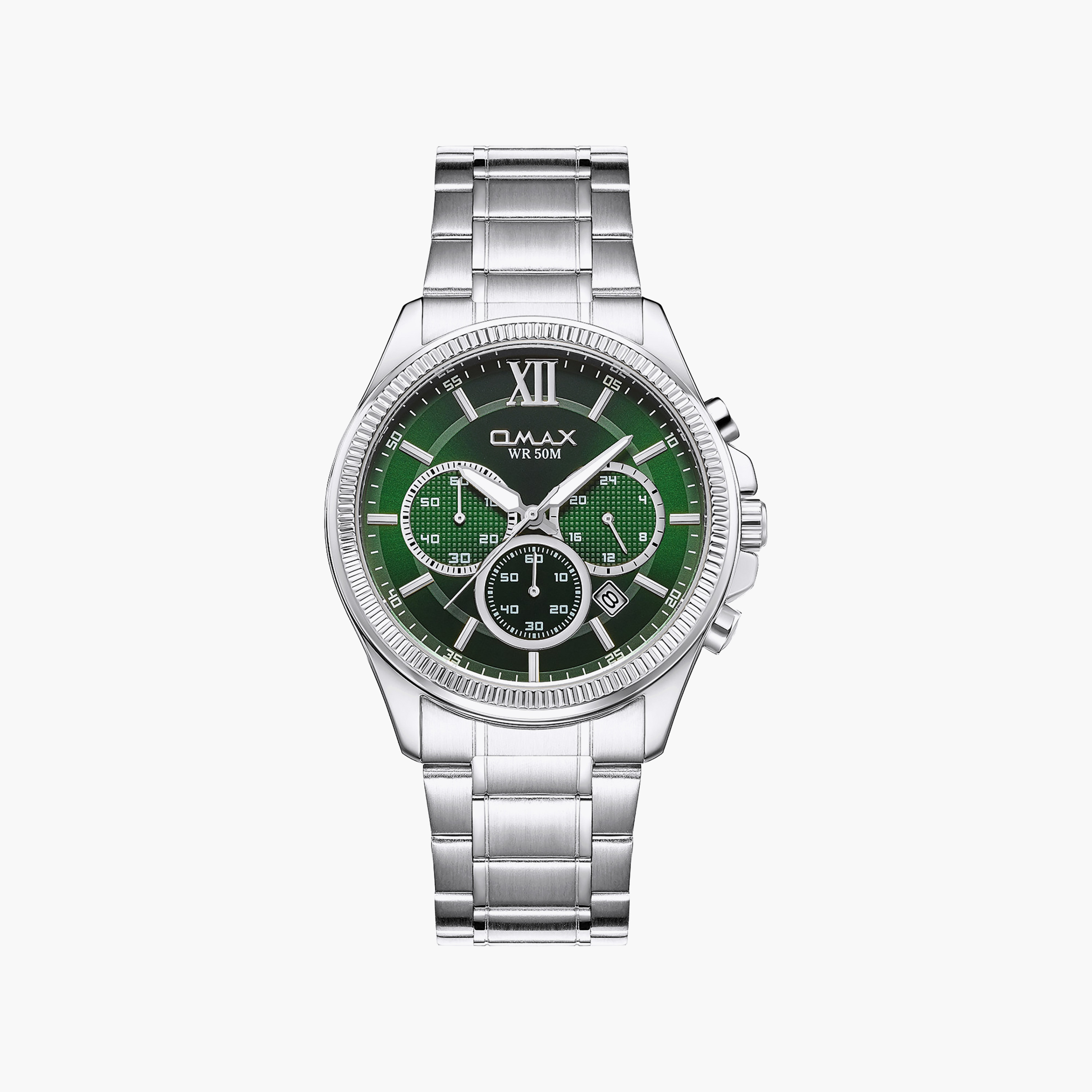 OMAX Men's Green Round 42 MM Analog Watch | 00CFM103S003-men-watchesandjewellery-watches-image-1
