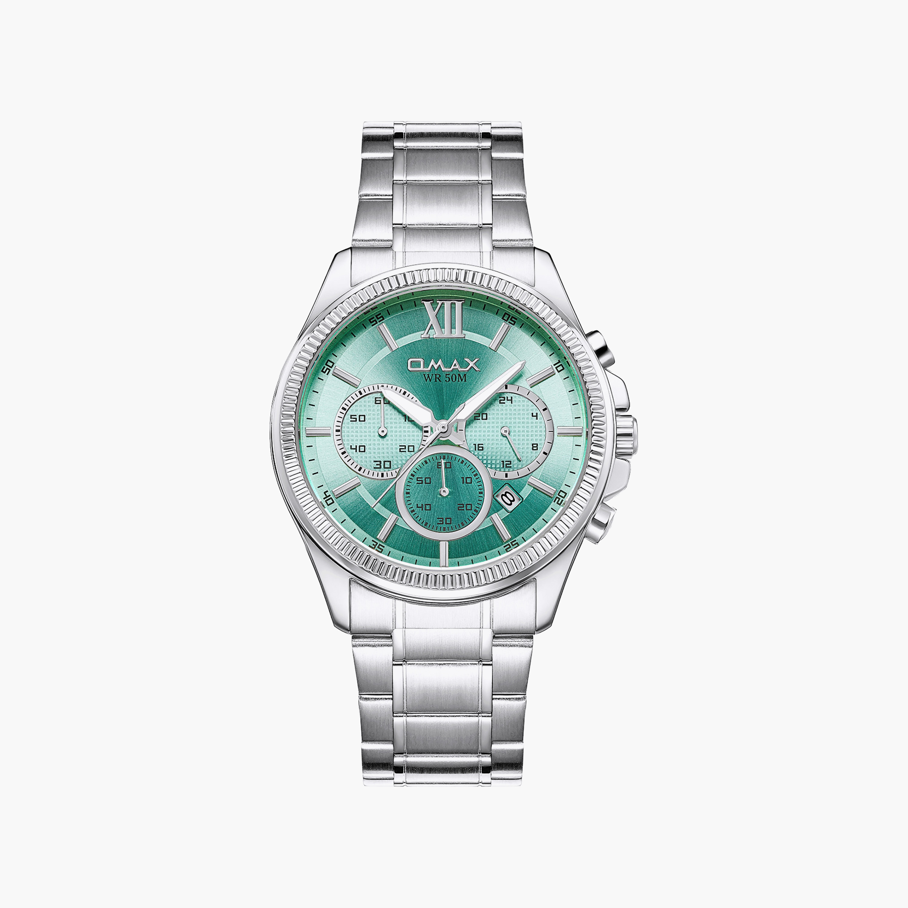 OMAX Men's Blue Round 42 MM Analog Watch | 00CFM103S004-men-watchesandjewellery-watches-image-1