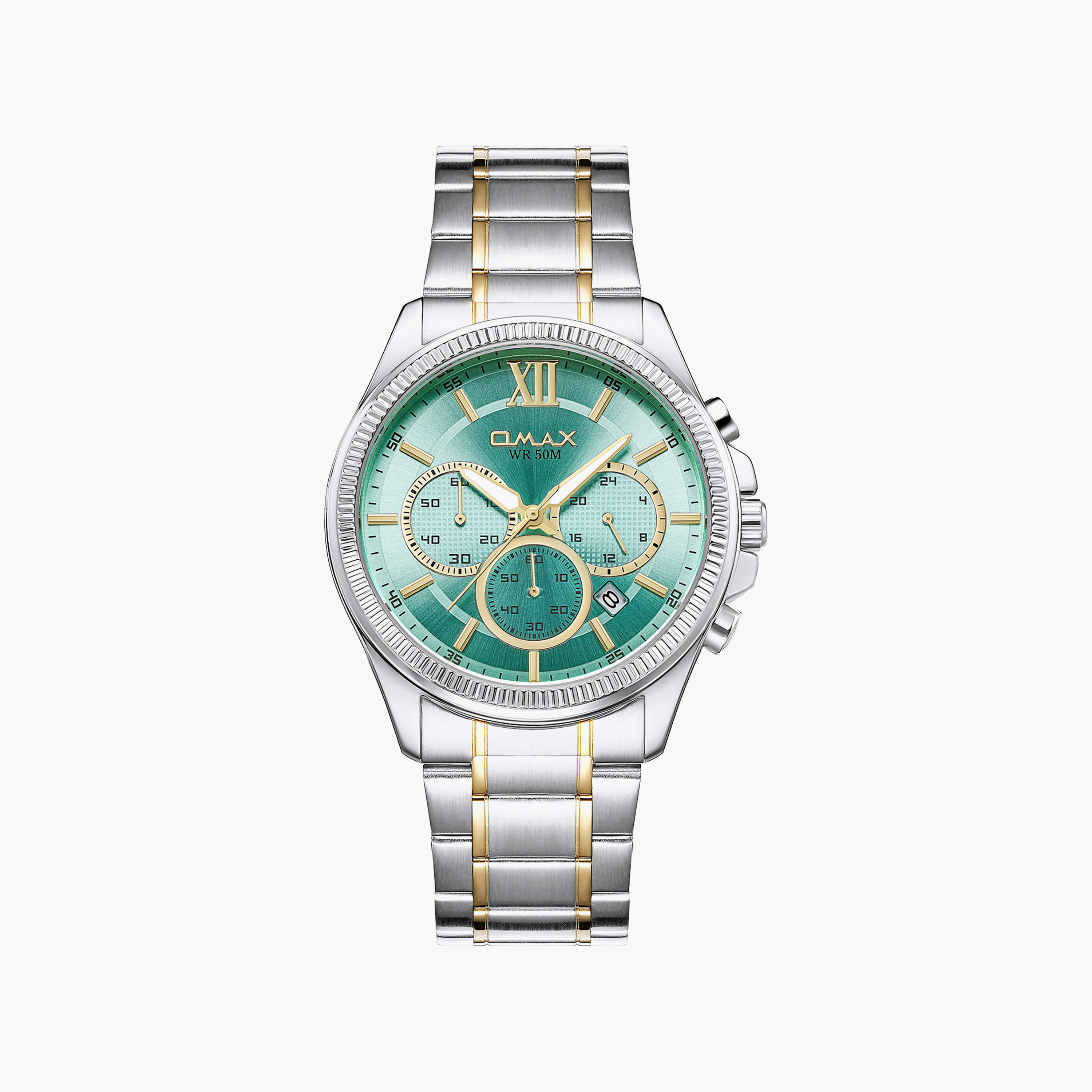 OMAX Men's Blue Round 42 MM Analog Watch | 00CFM103T012-men-watchesandjewellery-watches-image-1
