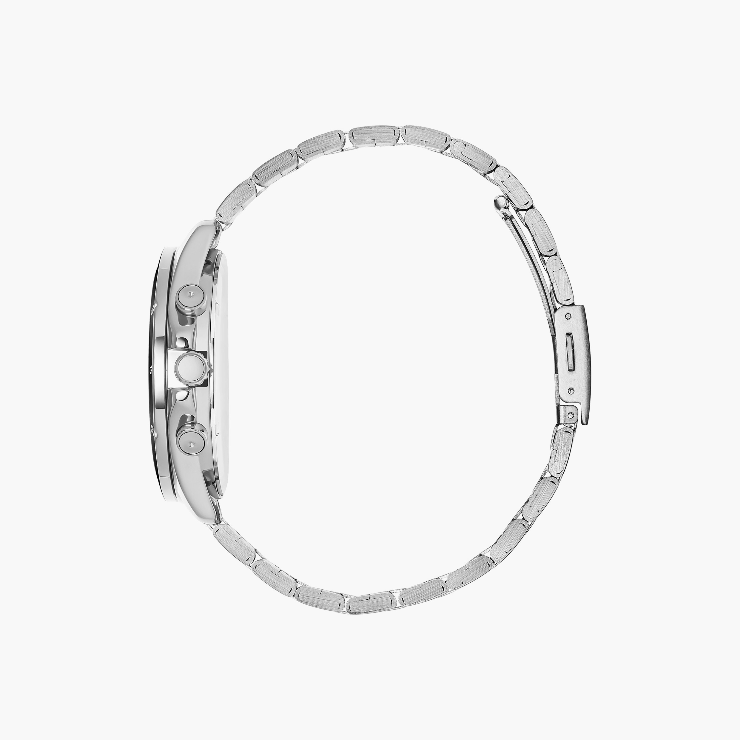 OMAX Men's Silver Round 42 MM Analog Watch | 00CFM105S001-men-watchesandjewellery-watches-image-2