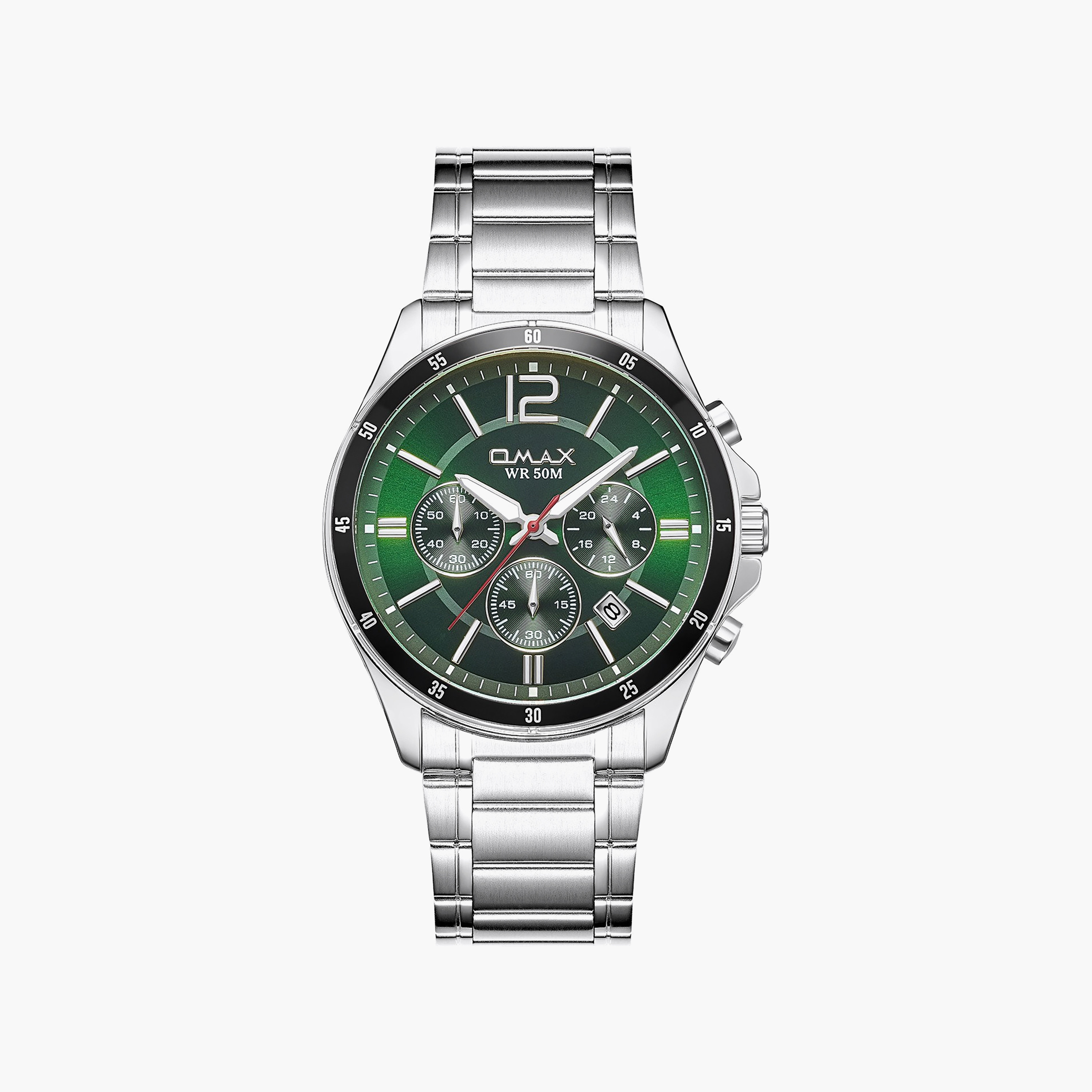 OMAX Men's Green Round 42 MM Analog Watch | 00CFM105S003-men-watchesandjewellery-watches-image-1