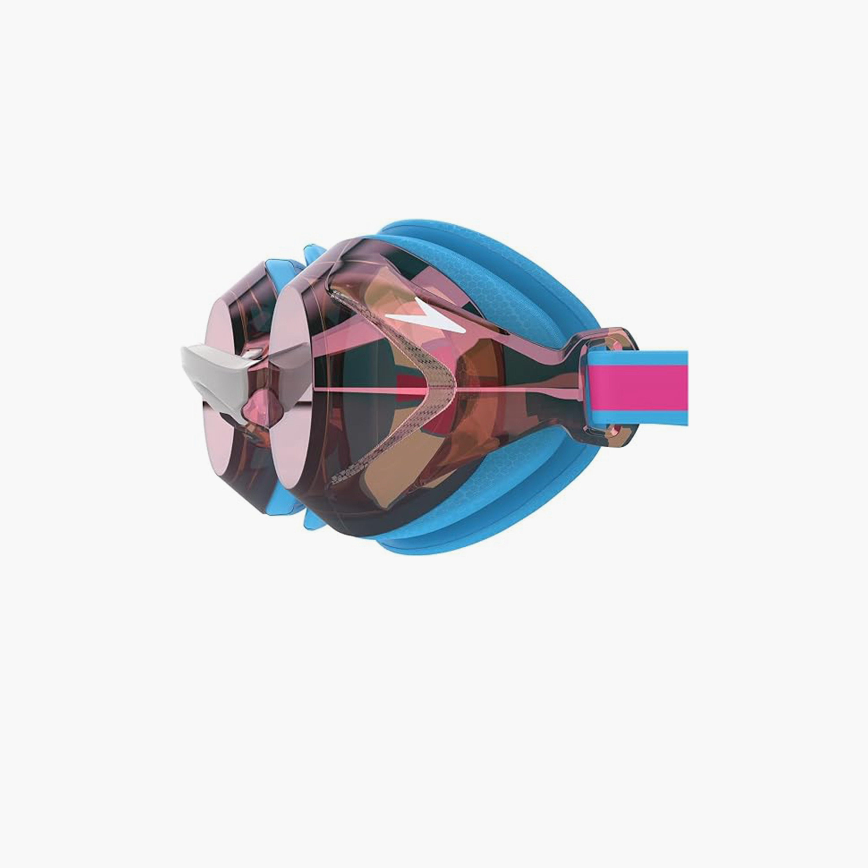 Speedo Girls' Vanquisher 3.0 Mirrored Swimming Goggles-sports-gear-swimming-girl-image-3