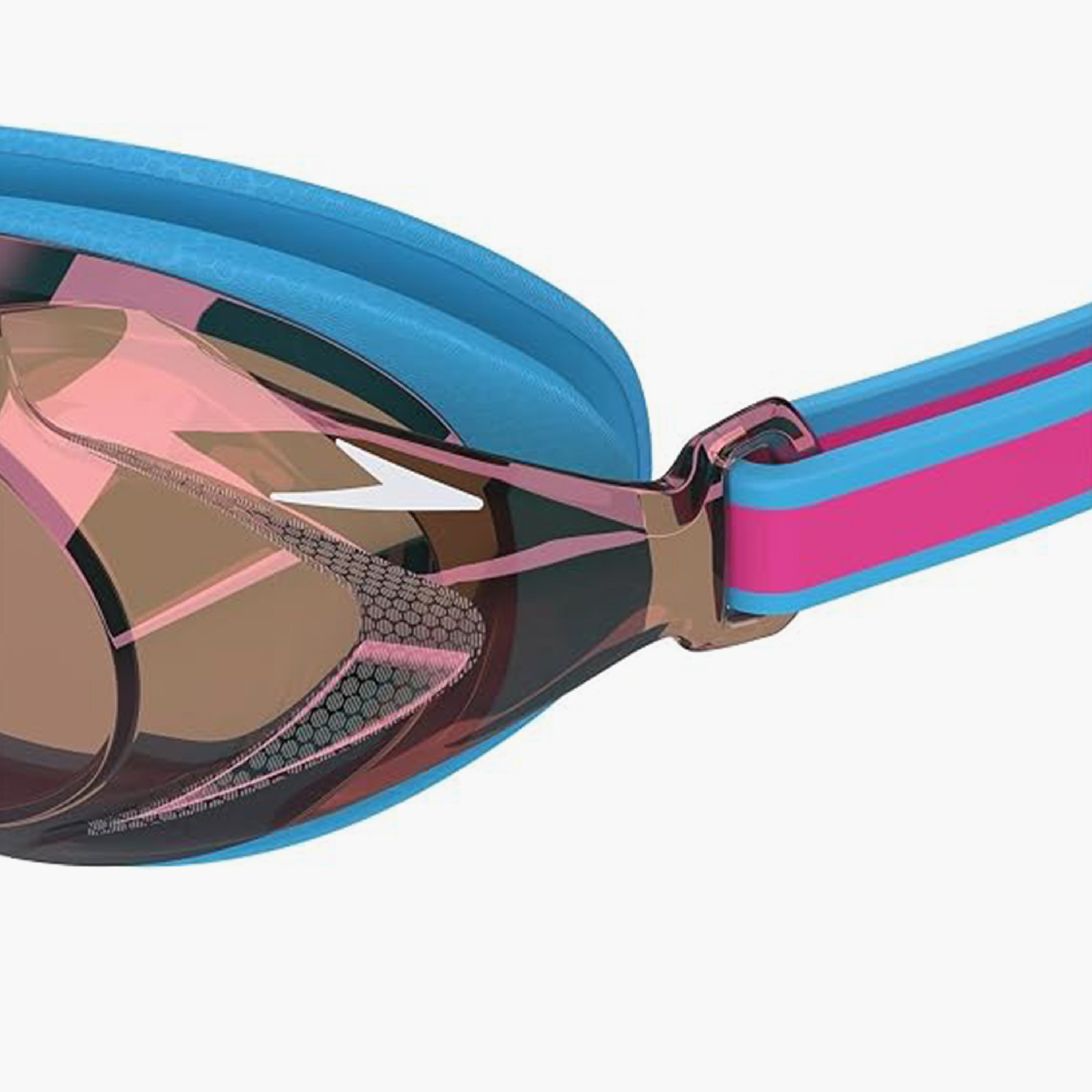 Speedo Girls' Vanquisher 3.0 Mirrored Swimming Goggles-sports-gear-swimming-girl-image-4