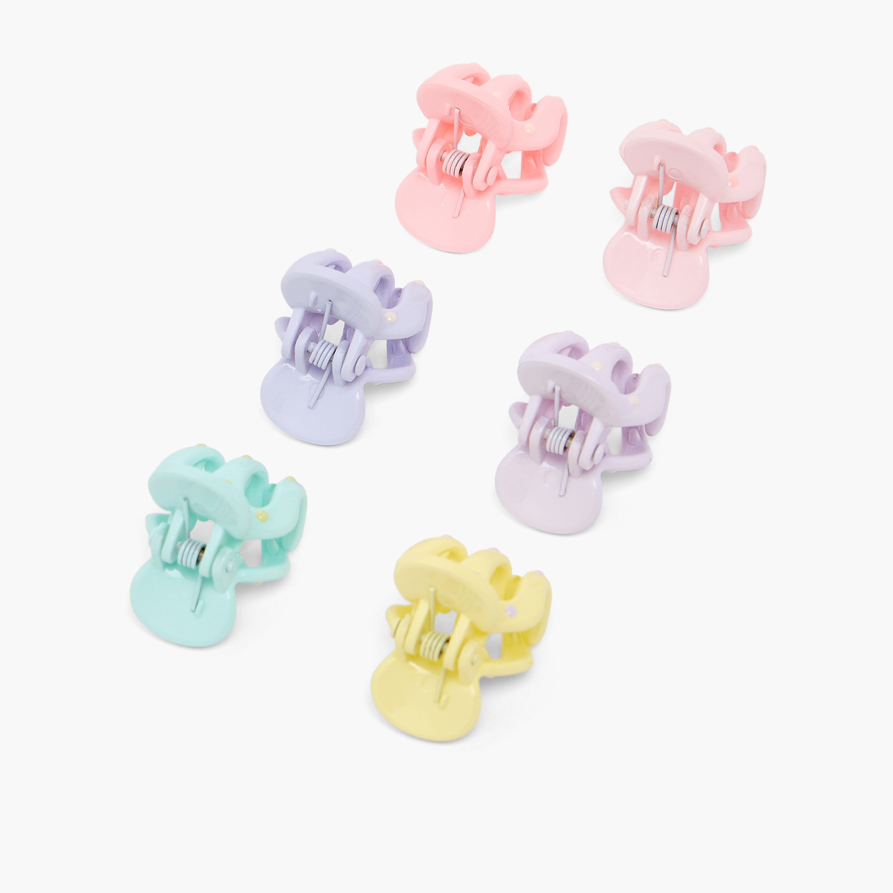 مشابك شعر بطبعات نقاط من تشارمز - طقم من 3 قطع-girls-accessories-hairaccessories-image-8