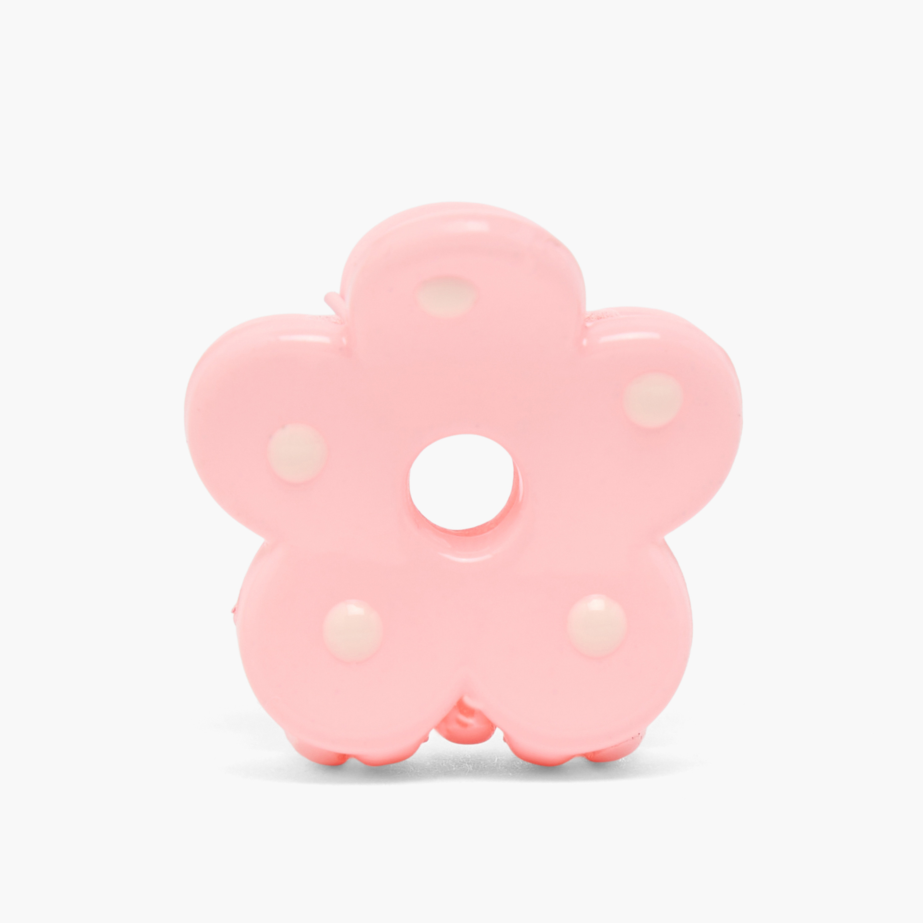 مشابك شعر مخلبية بزهور وطبعات منقطة من تشارمز - طقم من 3 قطع-girls-accessories-hairaccessories-image-4
