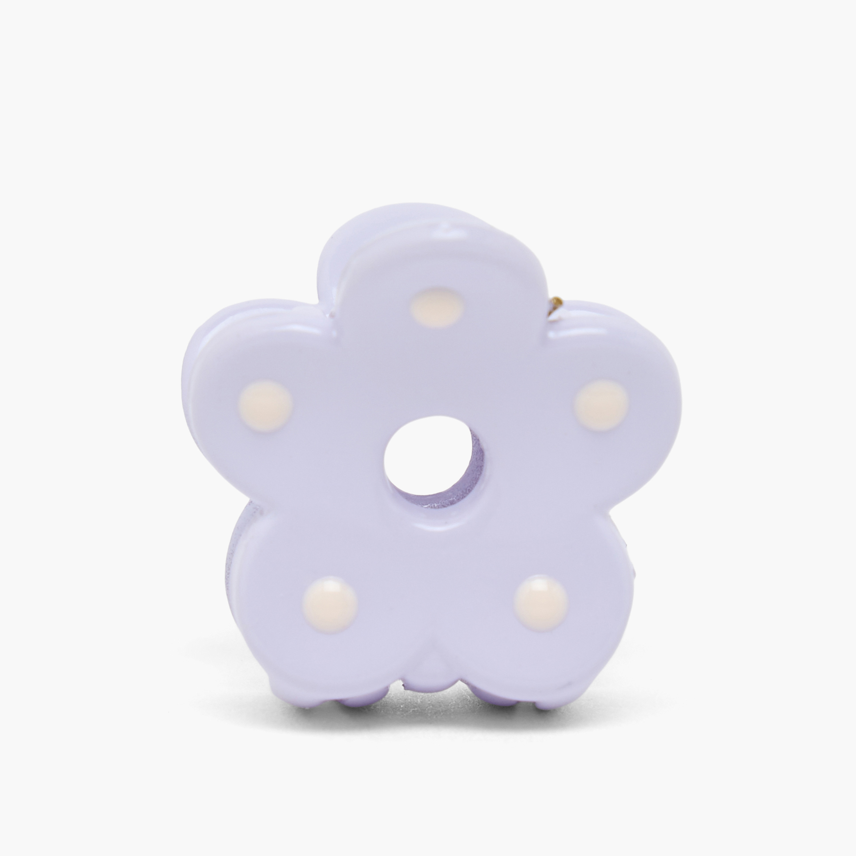 مشابك شعر مخلبية بزهور وطبعات منقطة من تشارمز - طقم من 3 قطع-girls-accessories-hairaccessories-image-7