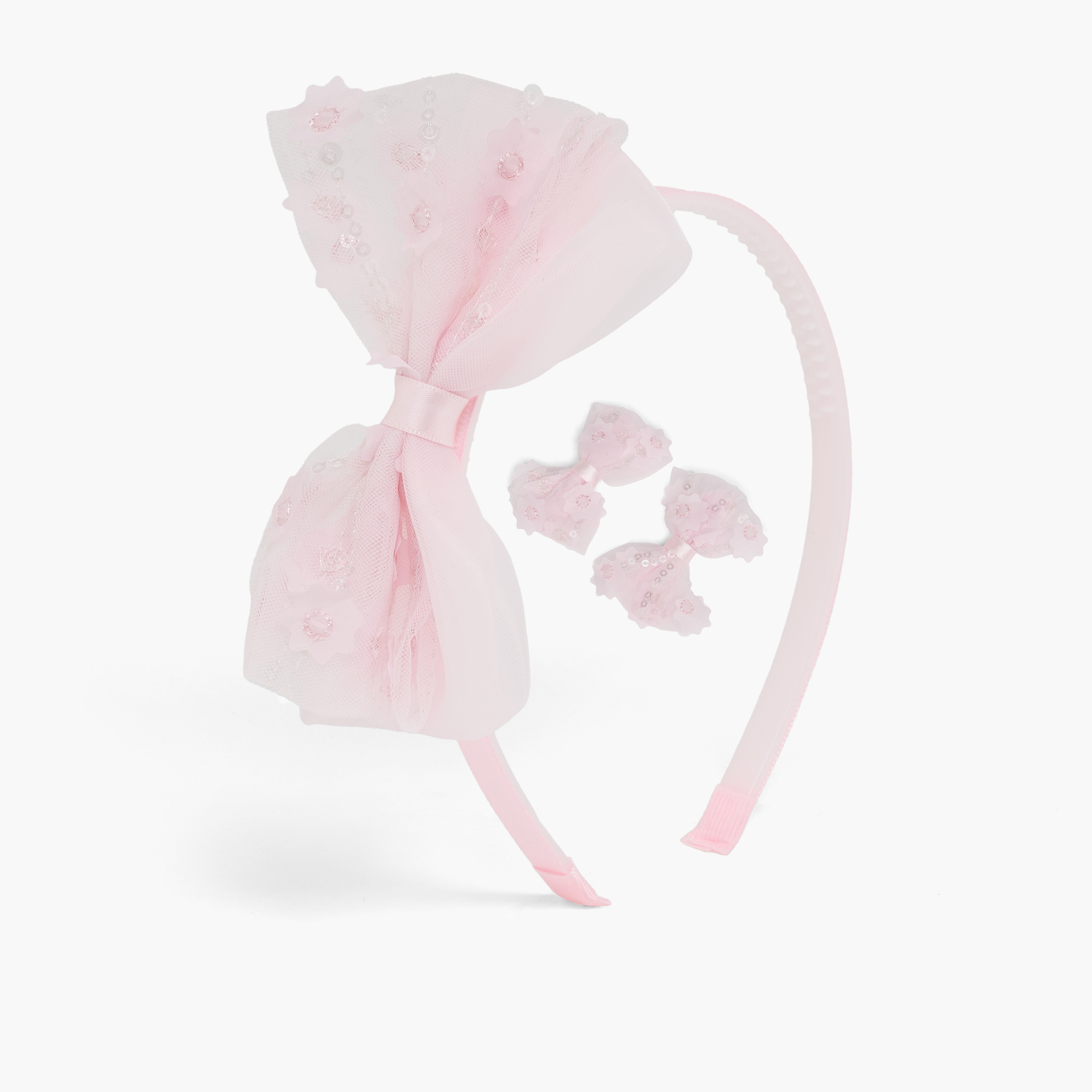 طقم شريطة رأس ومشابك شعر 3 قطع من تشارمز-girls-accessories-hairaccessories-image-1
