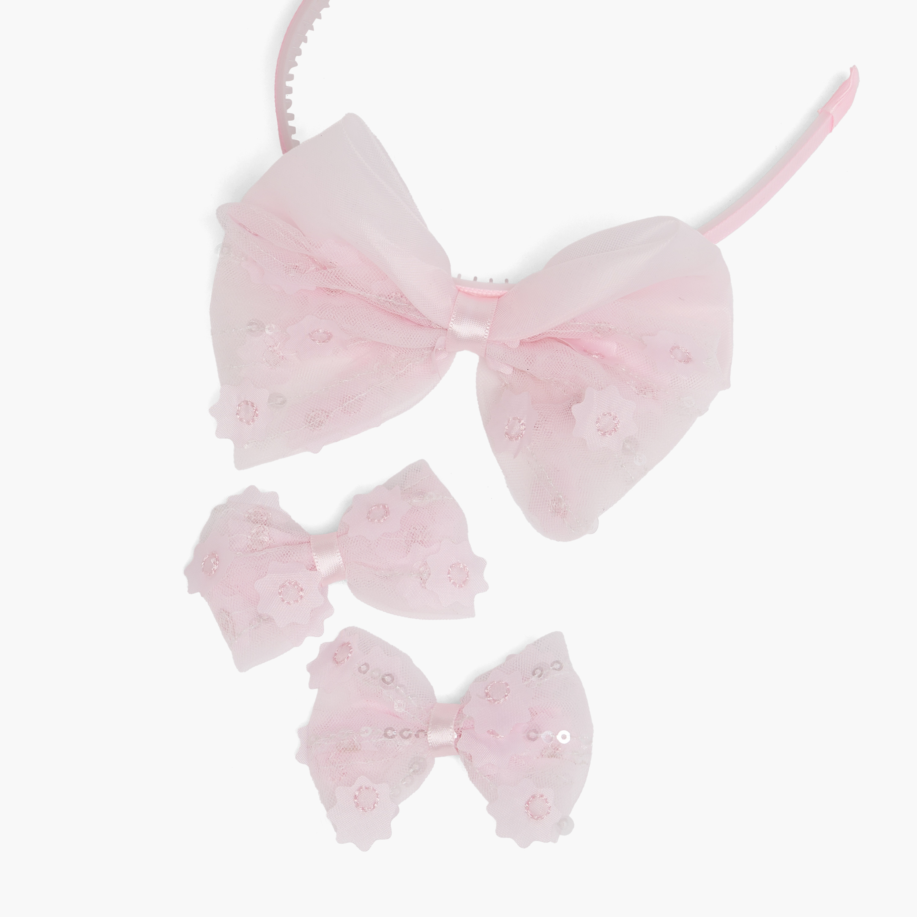 طقم شريطة رأس ومشابك شعر 3 قطع من تشارمز-girls-accessories-hairaccessories-image-5