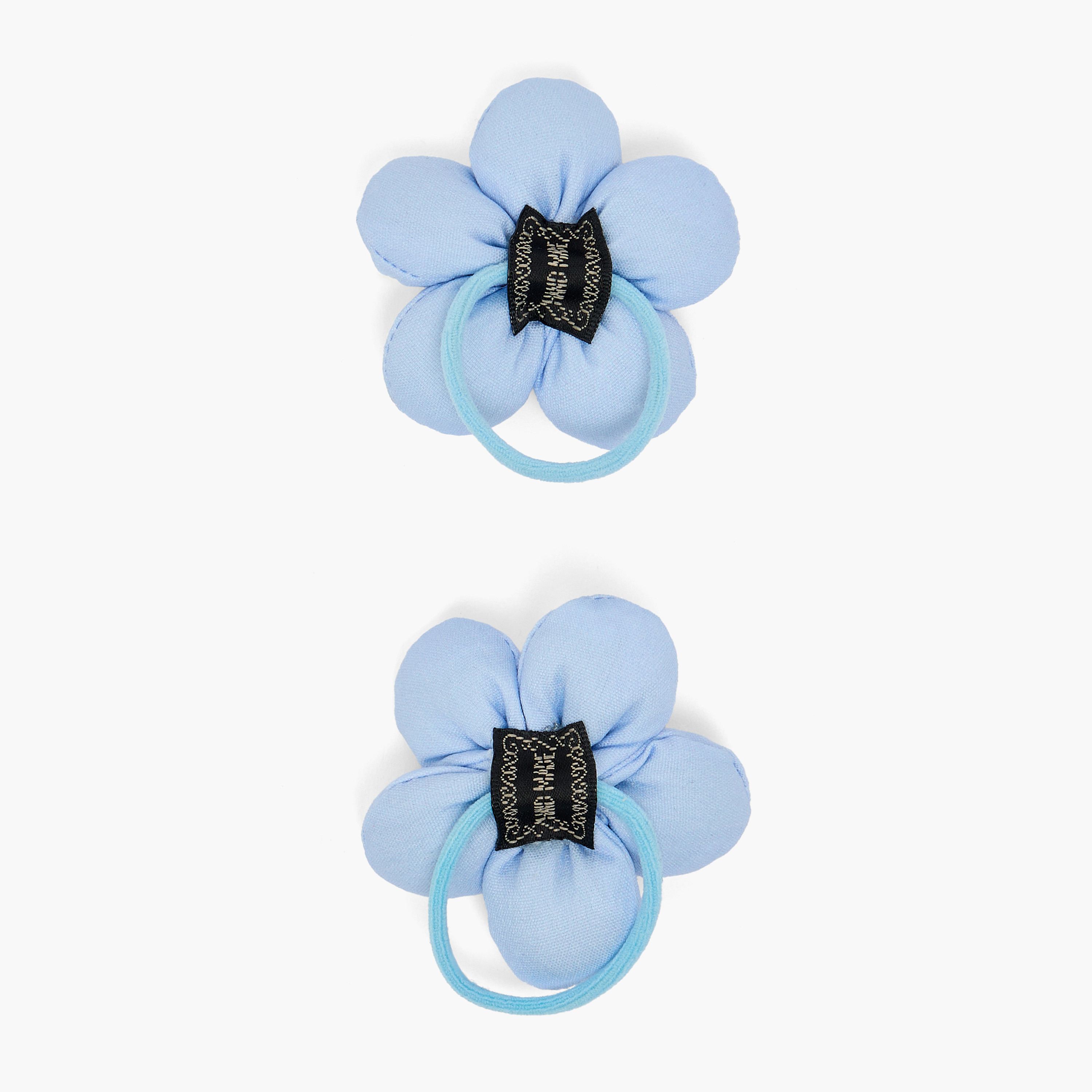 طقم ربطات شعر بزهور قماشية أنيقة عدد 2 من تشارمز-girls-accessories-hairaccessories-image-2