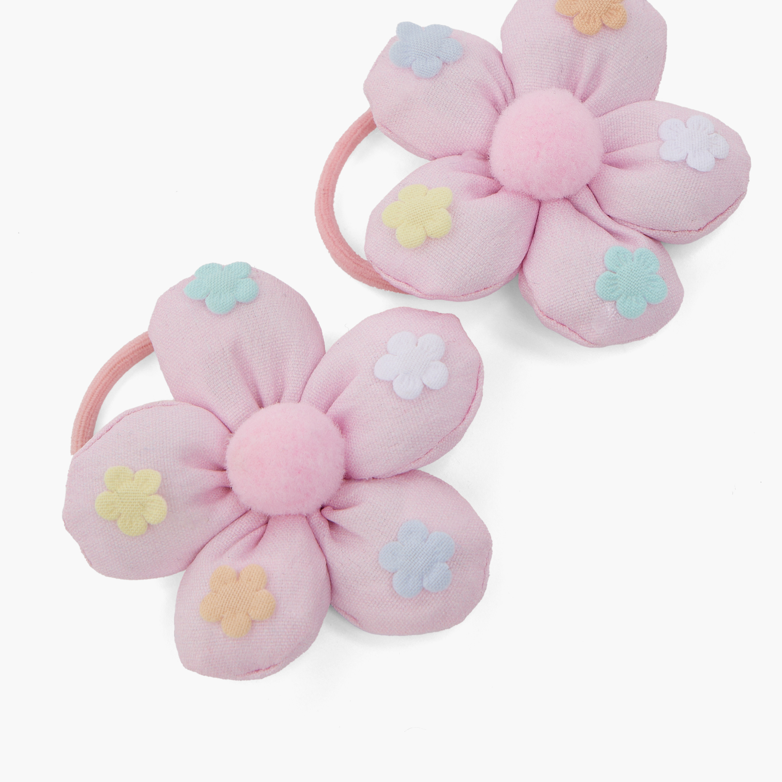طقم ربطات شعر مزينة بزهور ناعمة عدد 2 من تشارمز-girls-accessories-hairaccessories-image-3