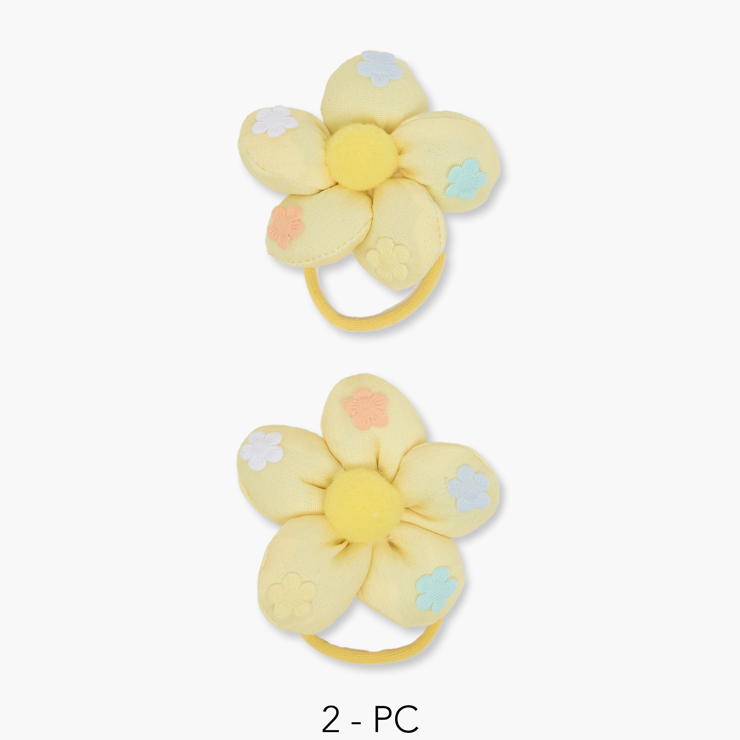 ربطات شعر بزخارف زهور من تشارمز - طقم من قطعتين-girls-accessories-hairaccessories-image-1
