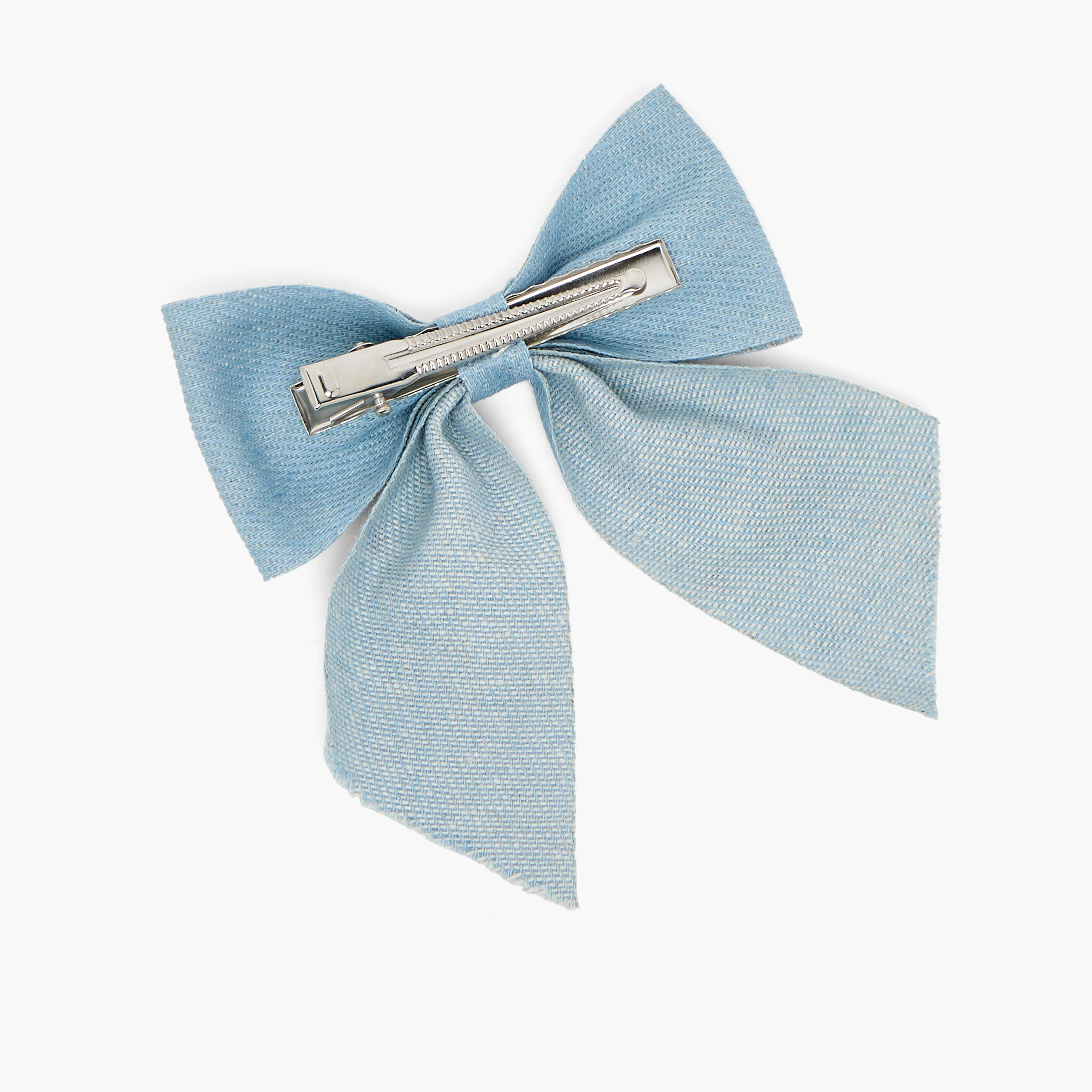 مشبك شعر دنيم بفيونكة وزهرة من تشارمز-girls-accessories-hairaccessories-image-3