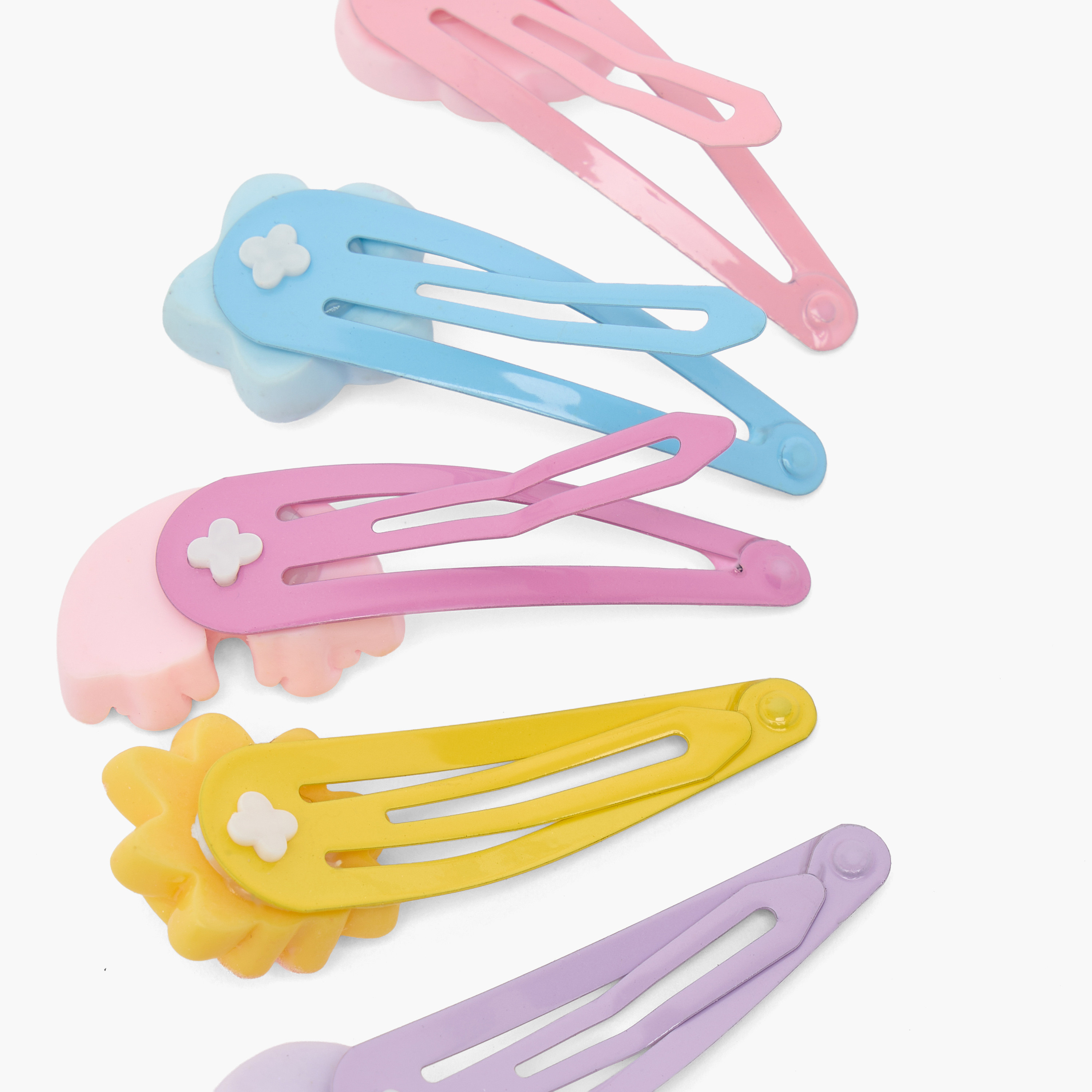 طقم مشابك شعر كبس من تشارمز - 5 قطع-girls-accessories-hairaccessories-image-5