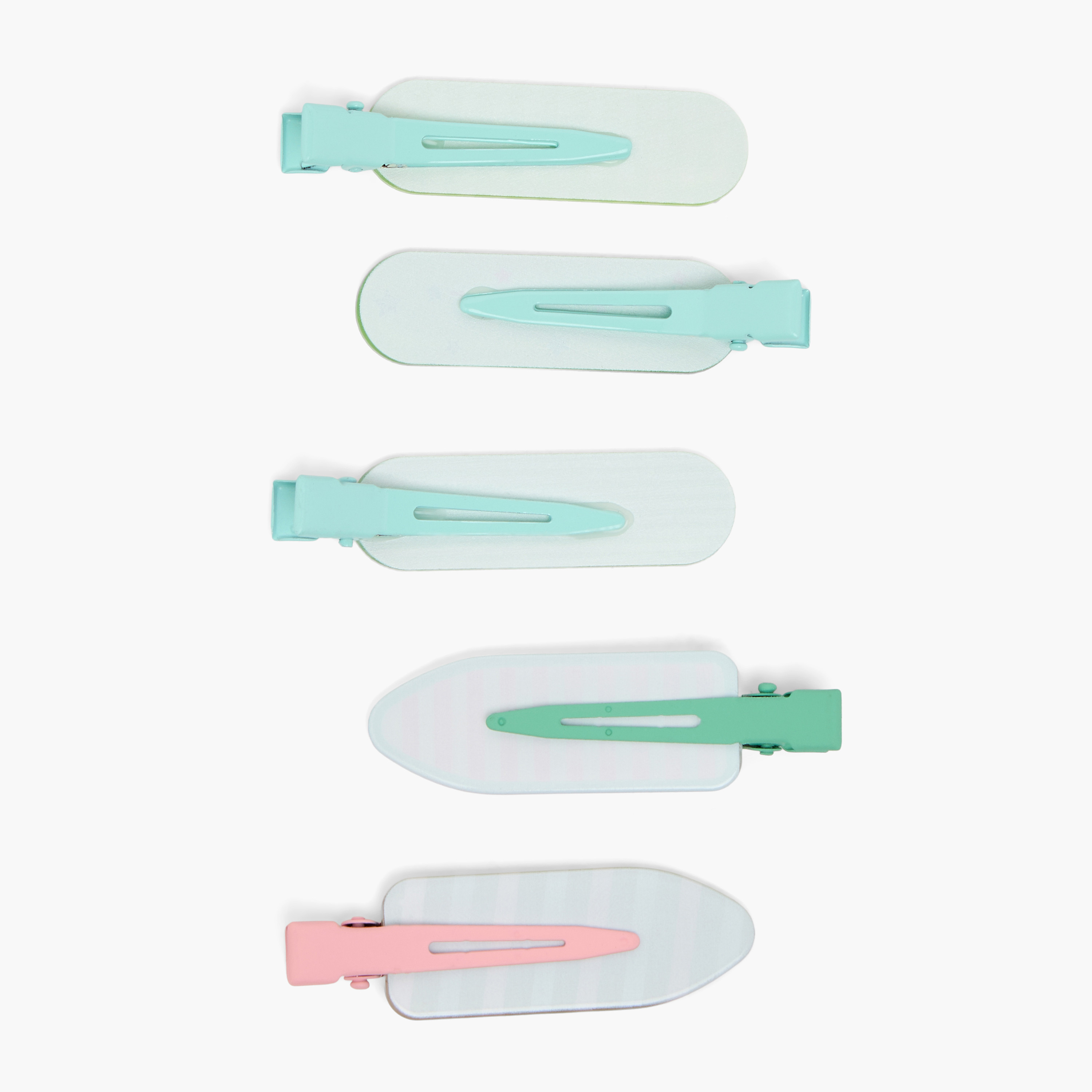 Pack of 5 Charmz Hair Clip with Assorted Prints-girls-accessories-hairaccessories-image-2