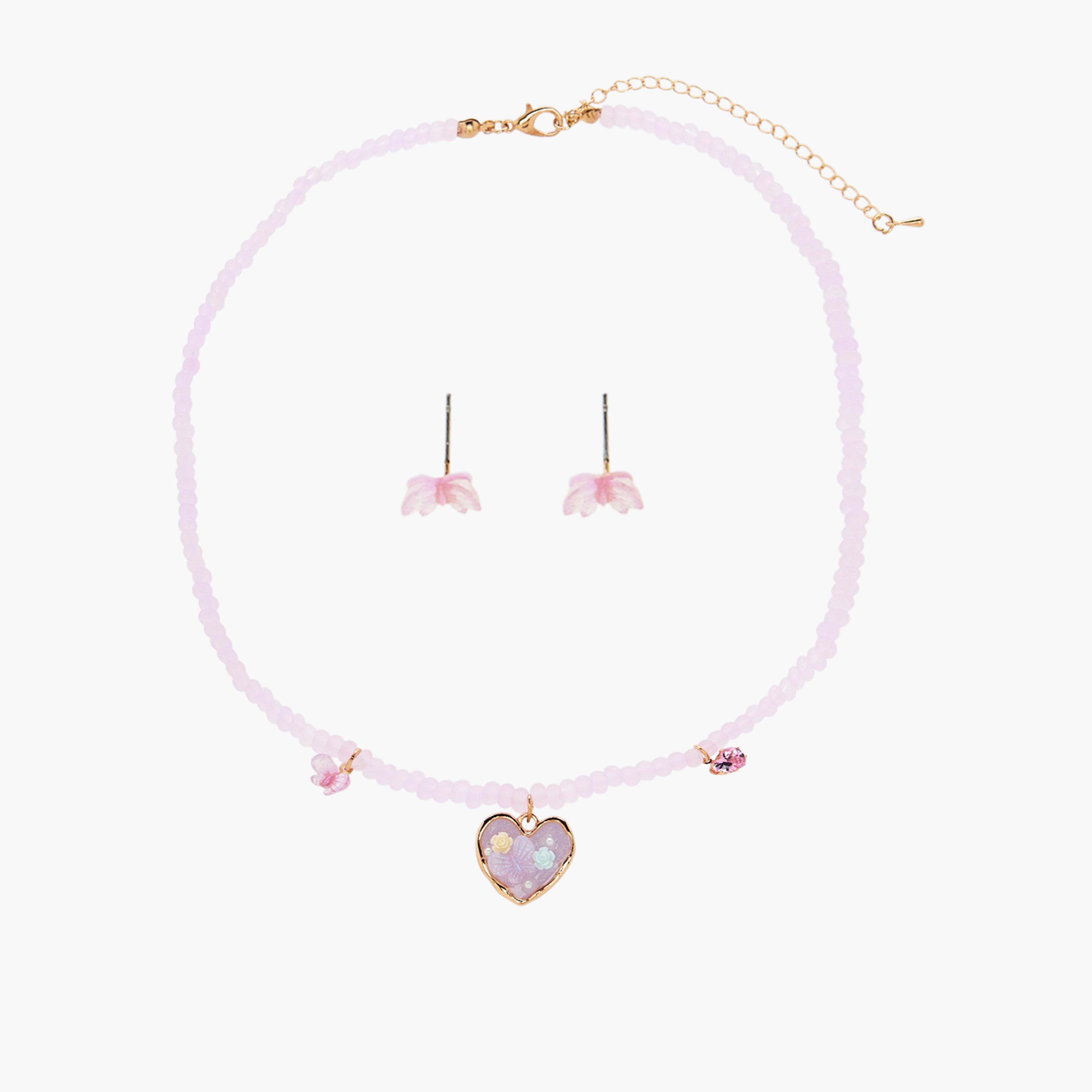 طقم مجوهرات قطعتين بزينة من تشارمز-girls-accessories-jewellery-image-1