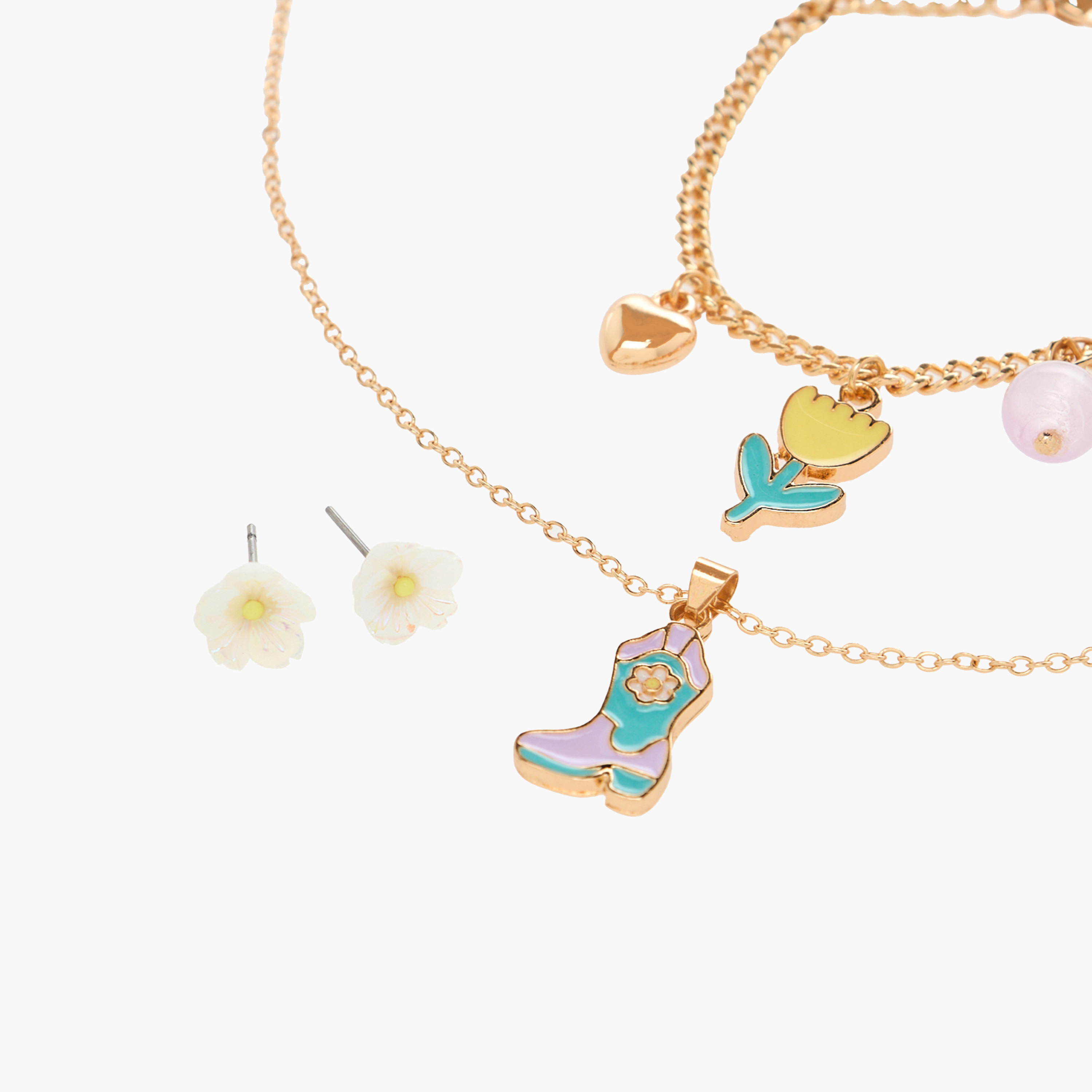 طقم من 3 قطع مجوهرات مزينة من تشارمز-girls-accessories-jewellery-image-5