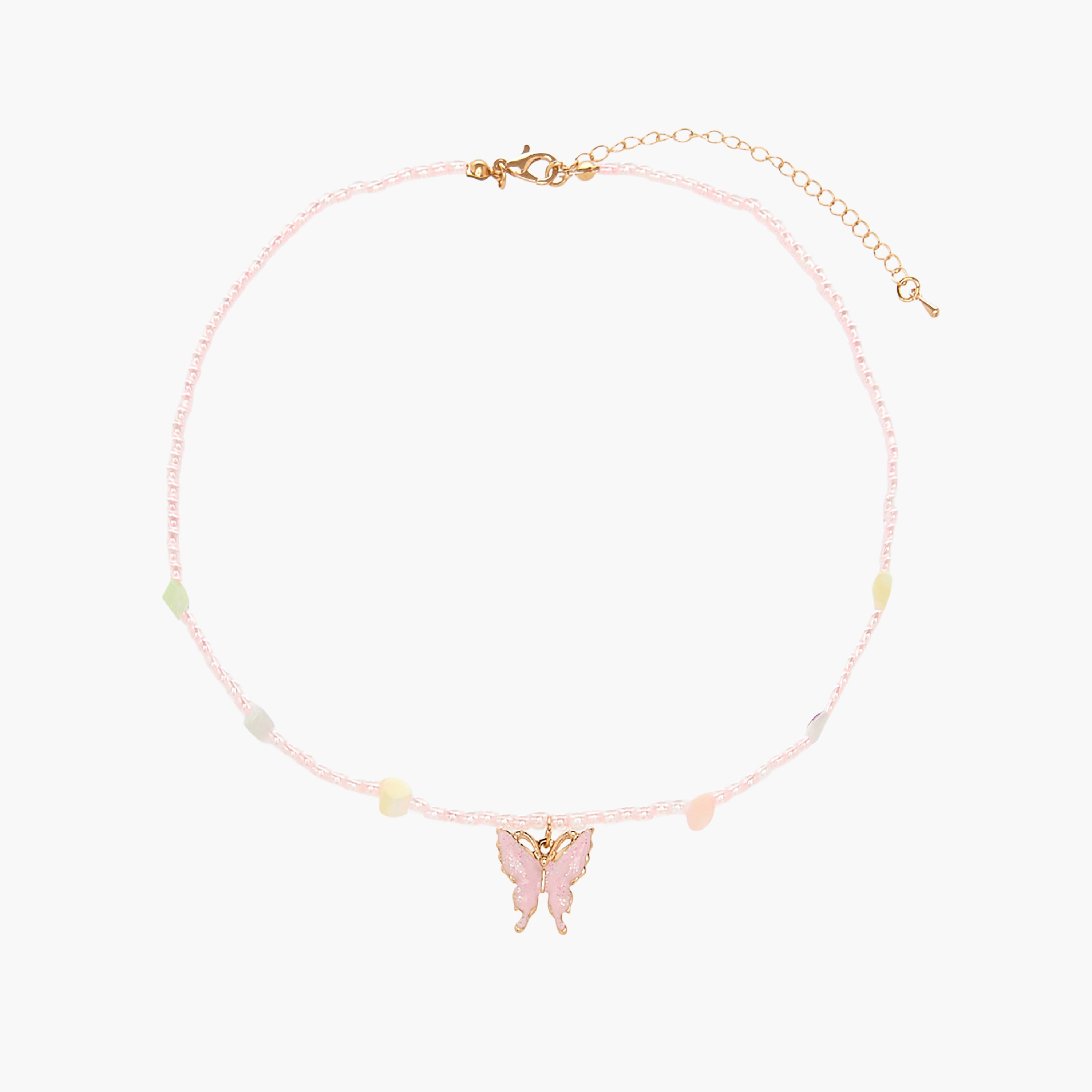 طقم مجوهرات بناتي بتصميم فراشة براقة 3 قطع من تشارمز-girls-accessories-jewellery-image-2