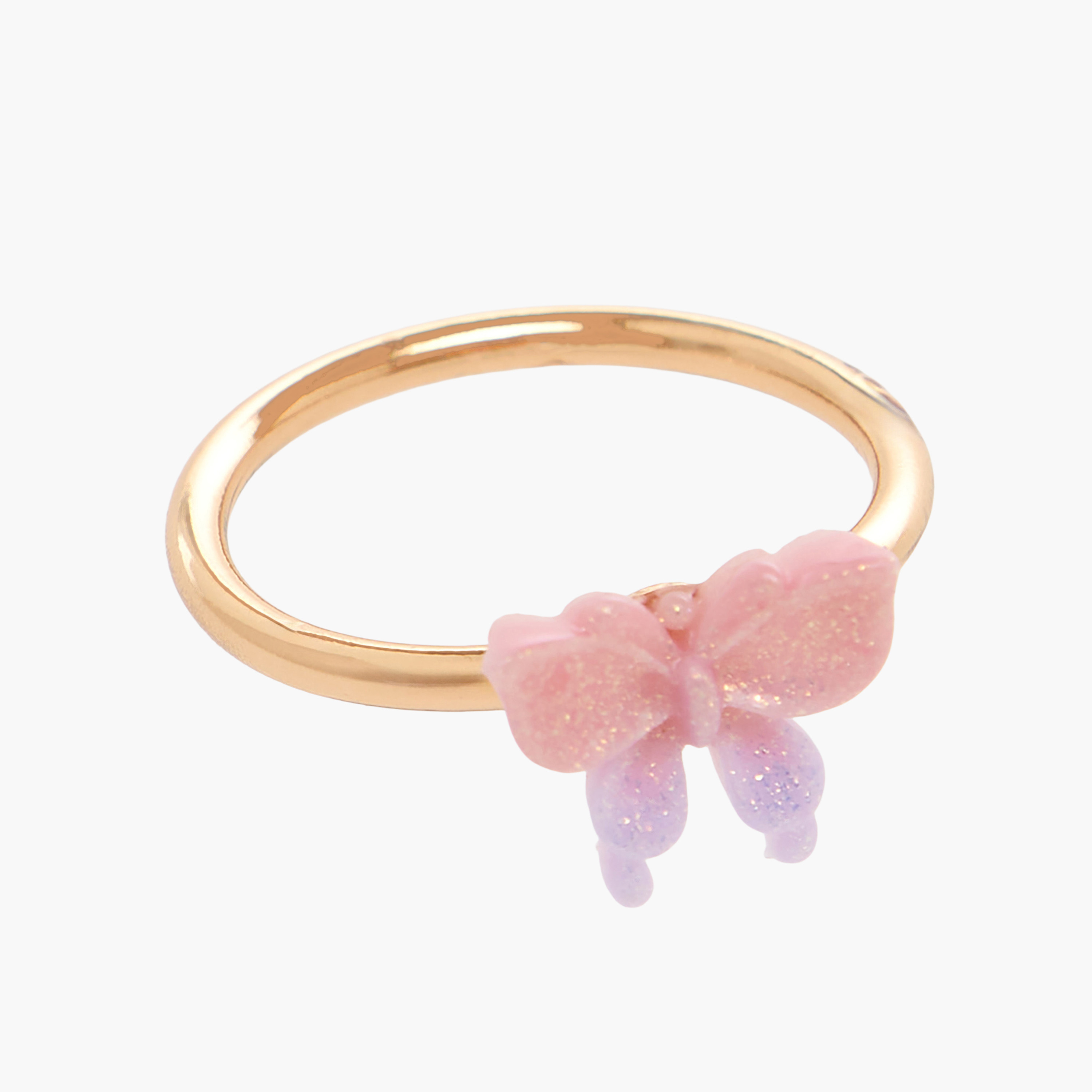 طقم مجوهرات بناتي بتصميم فراشة براقة 3 قطع من تشارمز-girls-accessories-jewellery-image-3