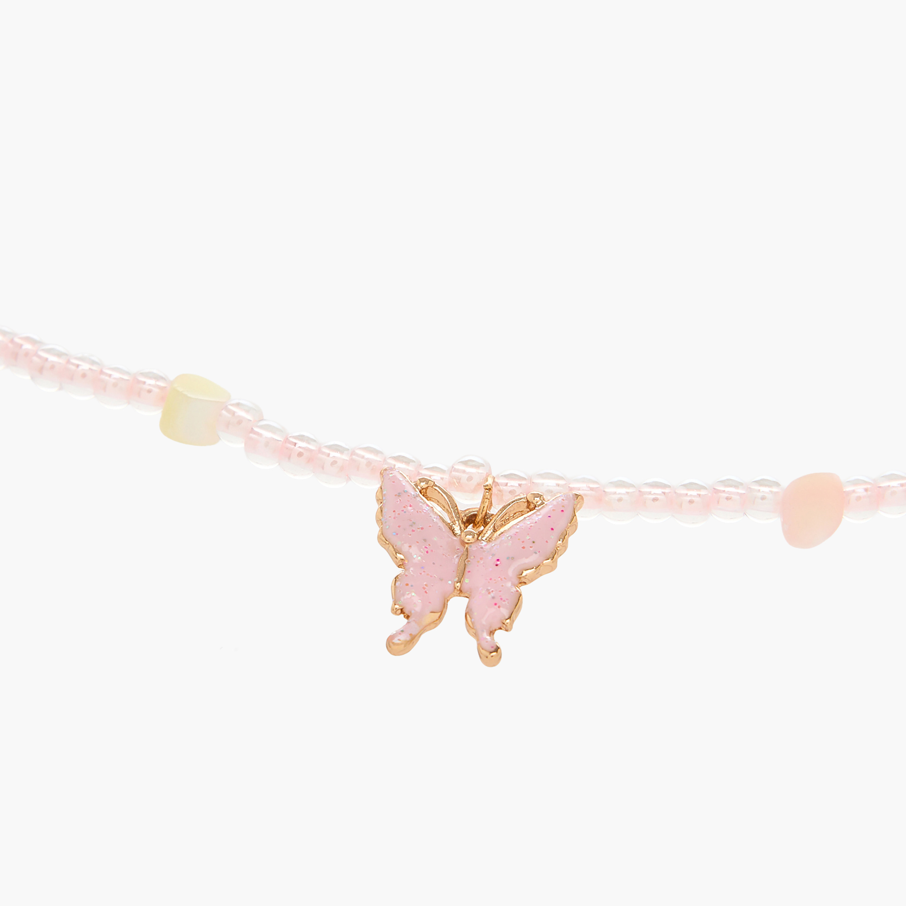 طقم مجوهرات بناتي بتصميم فراشة براقة 3 قطع من تشارمز-girls-accessories-jewellery-image-5