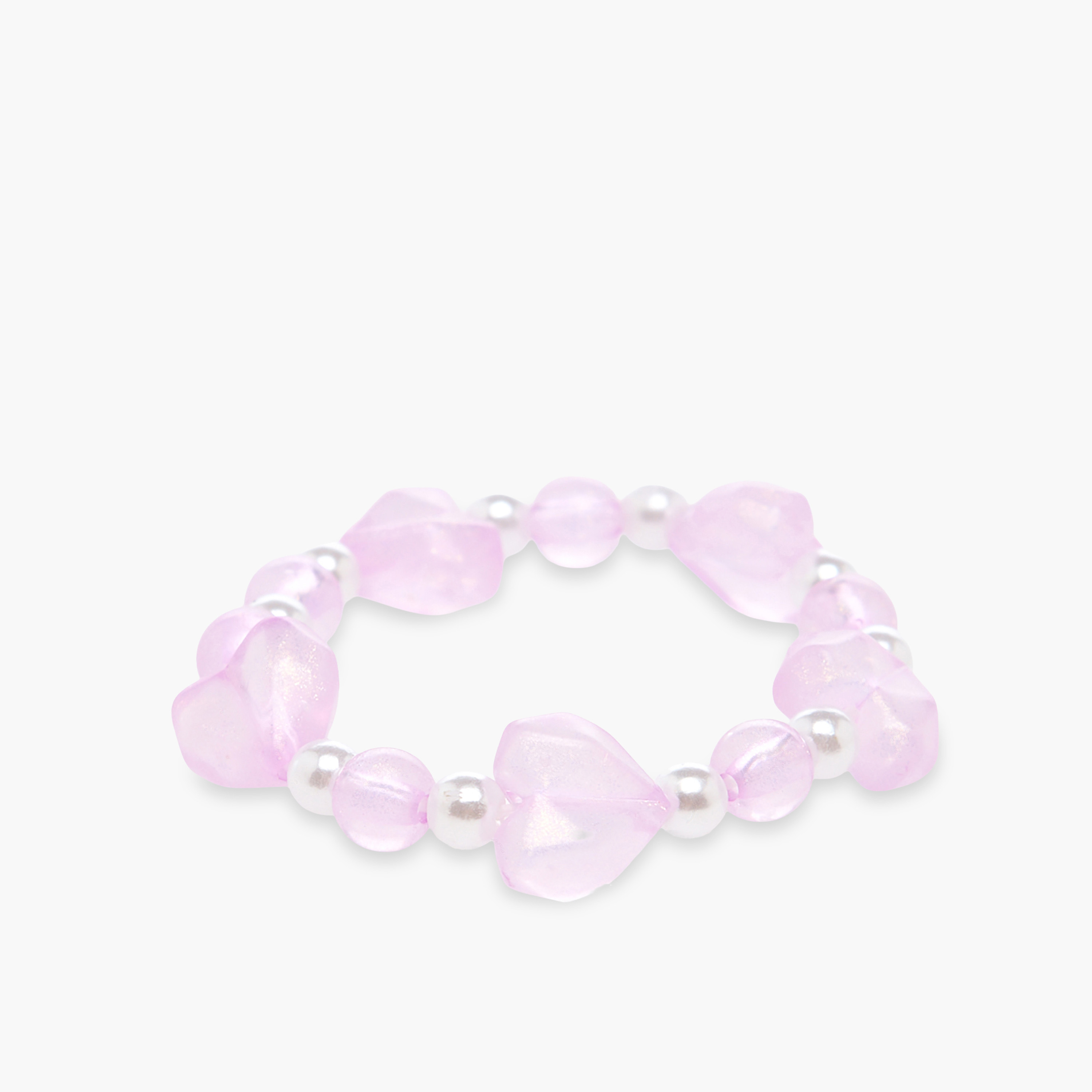 طقم أساور مطاطية بتصميم قلوب وخرز 3 قطع من تشارمز-girls-accessories-jewellery-image-4
