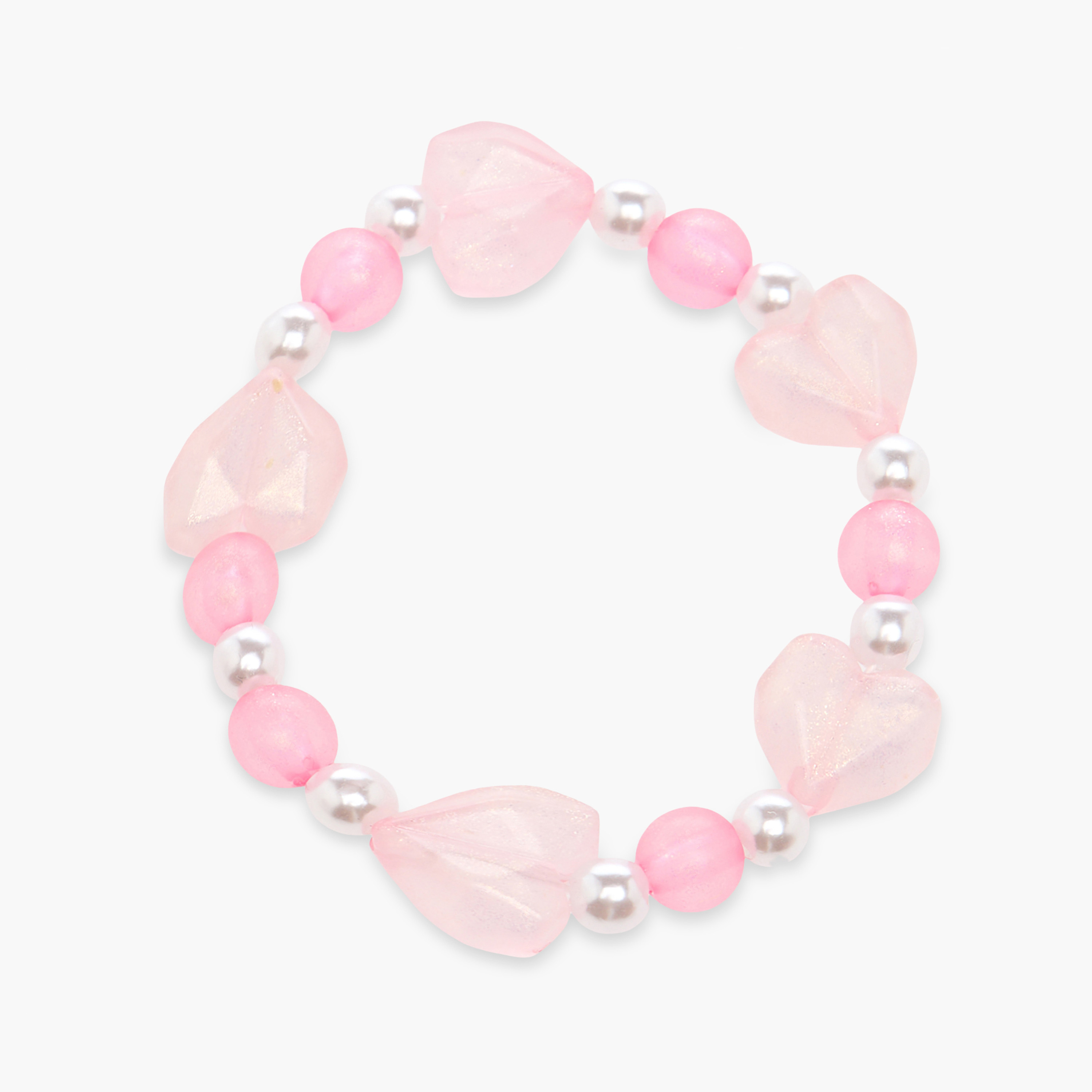 طقم أساور مطاطية بتصميم قلوب وخرز 3 قطع من تشارمز-girls-accessories-jewellery-image-6
