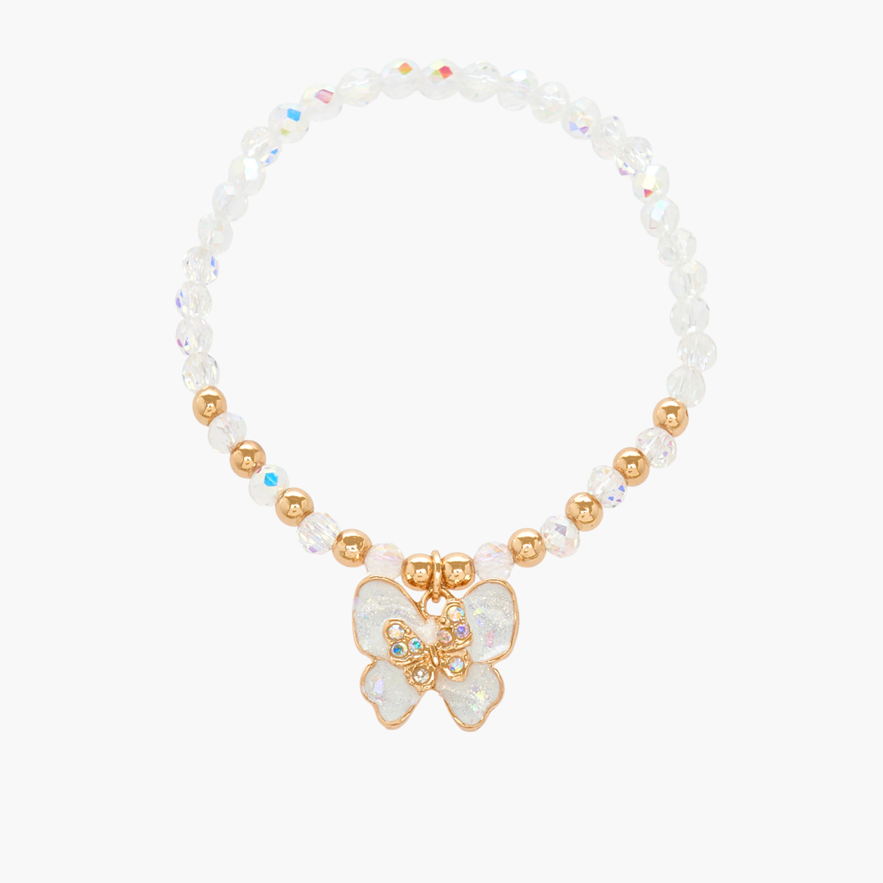 طقم مجوهرات بناتي بقلادة الفراشة اللامعة قطعتين من تشارمز-girls-accessories-jewellery-image-3