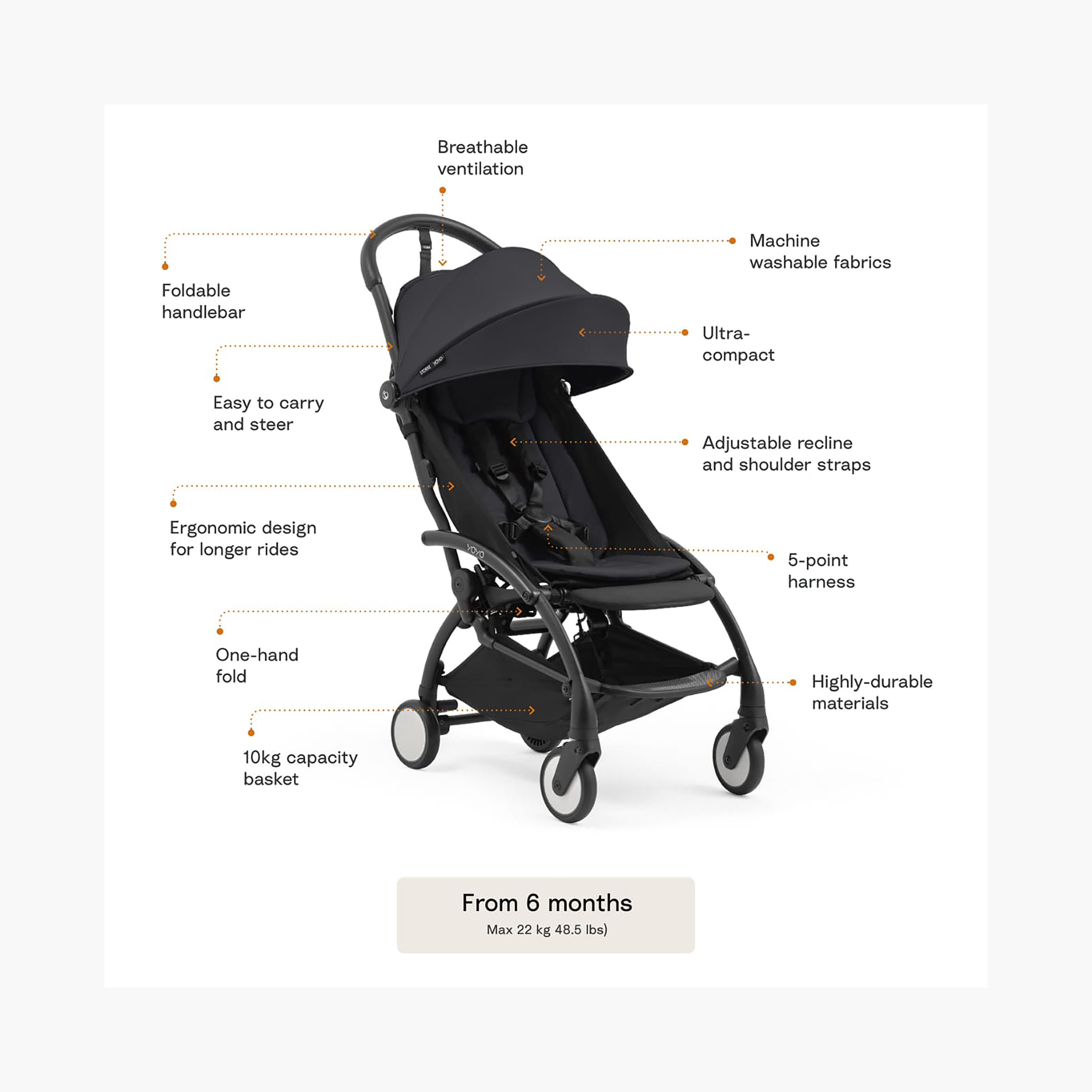 مجموعة ألوان يويو 6 سنوات فما فوق من ستوكي-baby-gear-strollersandprams-accessories-image-7