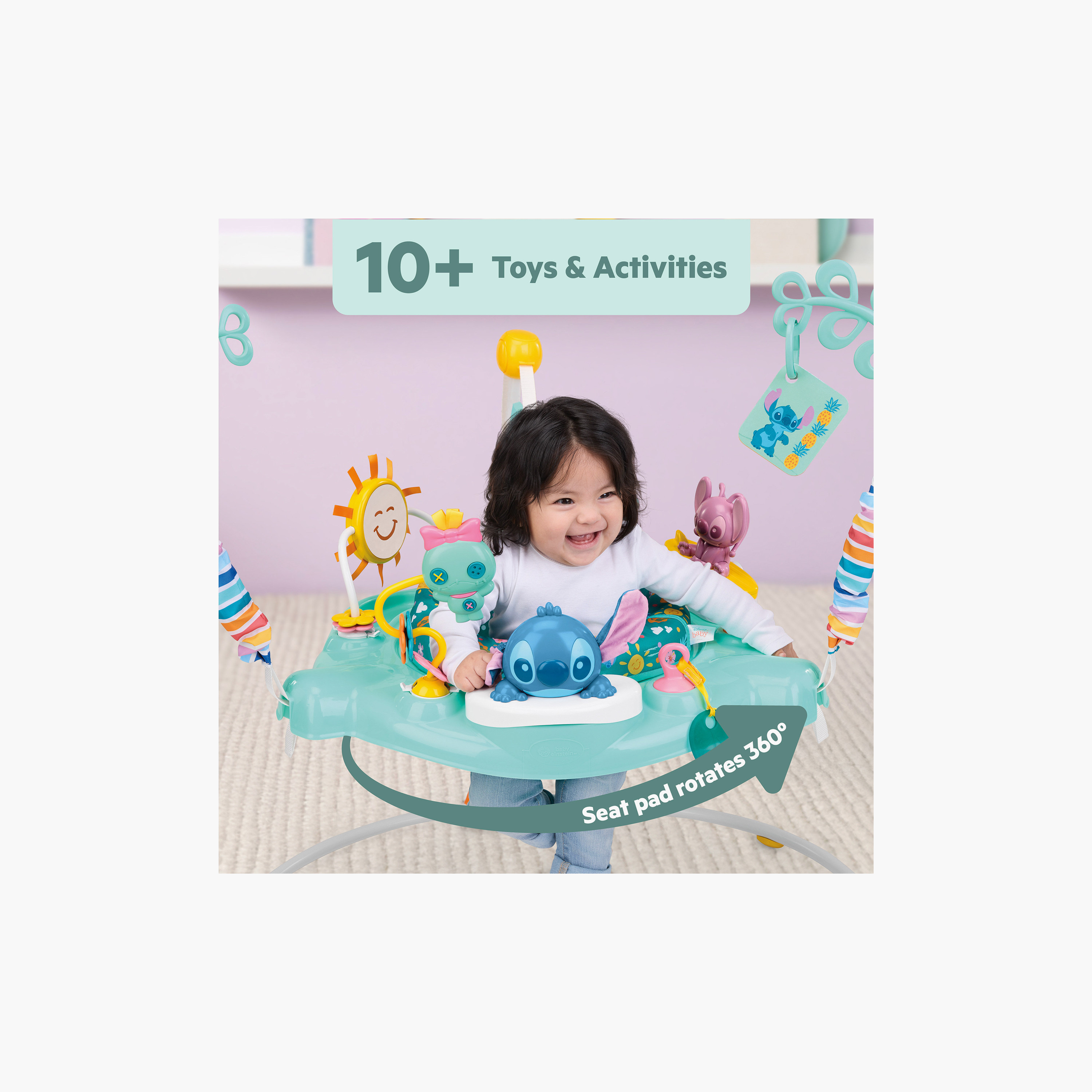 نطاطة أنشطة ستيتش ليتل أوهانا مع ألعاب قابلة للفصل من برايت ستارتس-baby-infantactivity-image-3