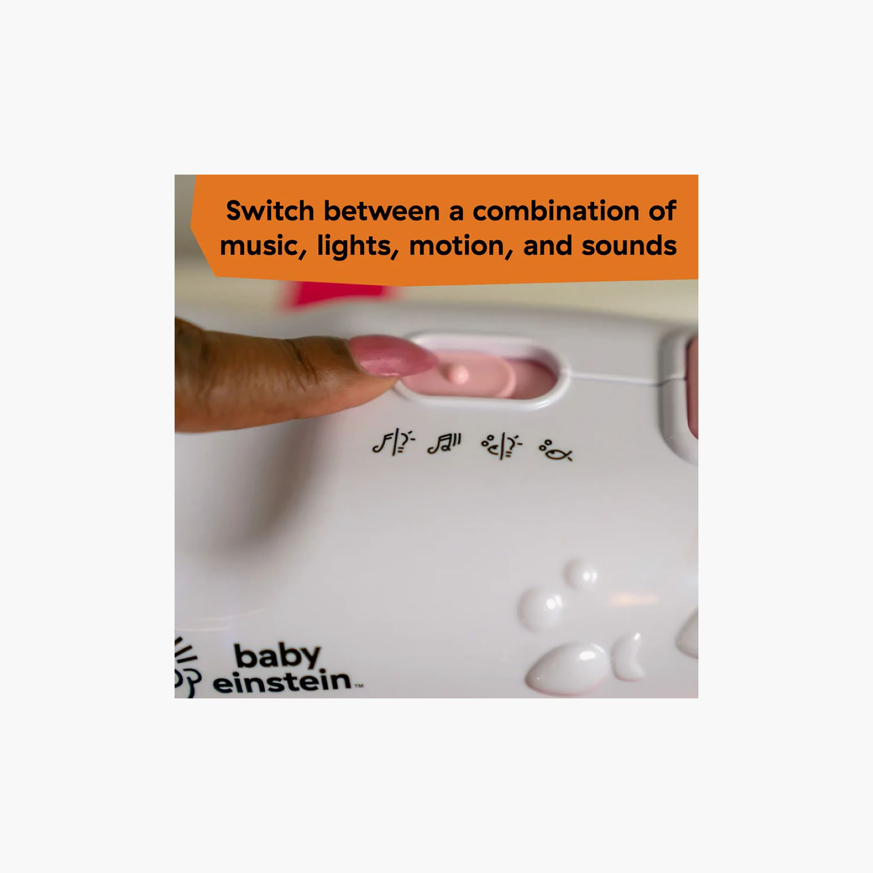 لعبة سرير مهدئة سي دريمز سوذر مع ريموت من بيبي آينشتاين-baby-feeding-pacifiers-image-5