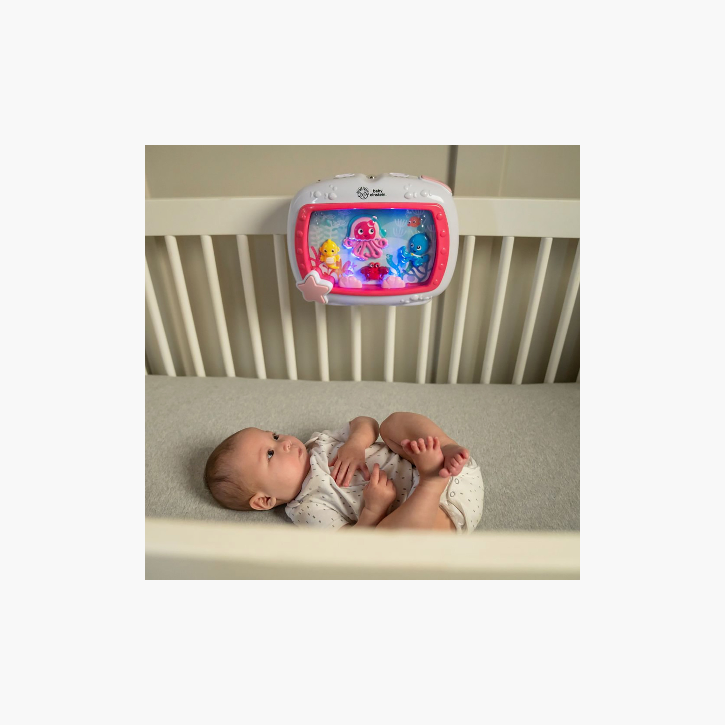 لعبة سرير مهدئة سي دريمز سوذر مع ريموت من بيبي آينشتاين-baby-feeding-pacifiers-image-6