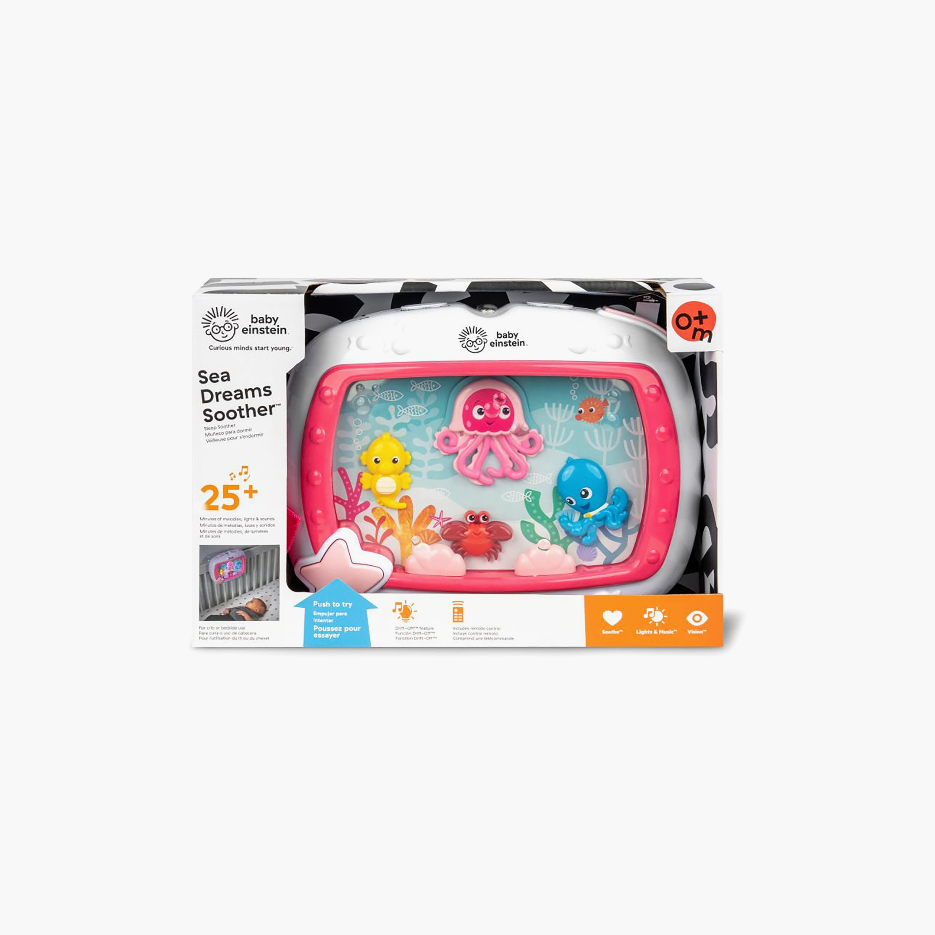 لعبة سرير مهدئة سي دريمز سوذر مع ريموت من بيبي آينشتاين-baby-feeding-pacifiers-image-8